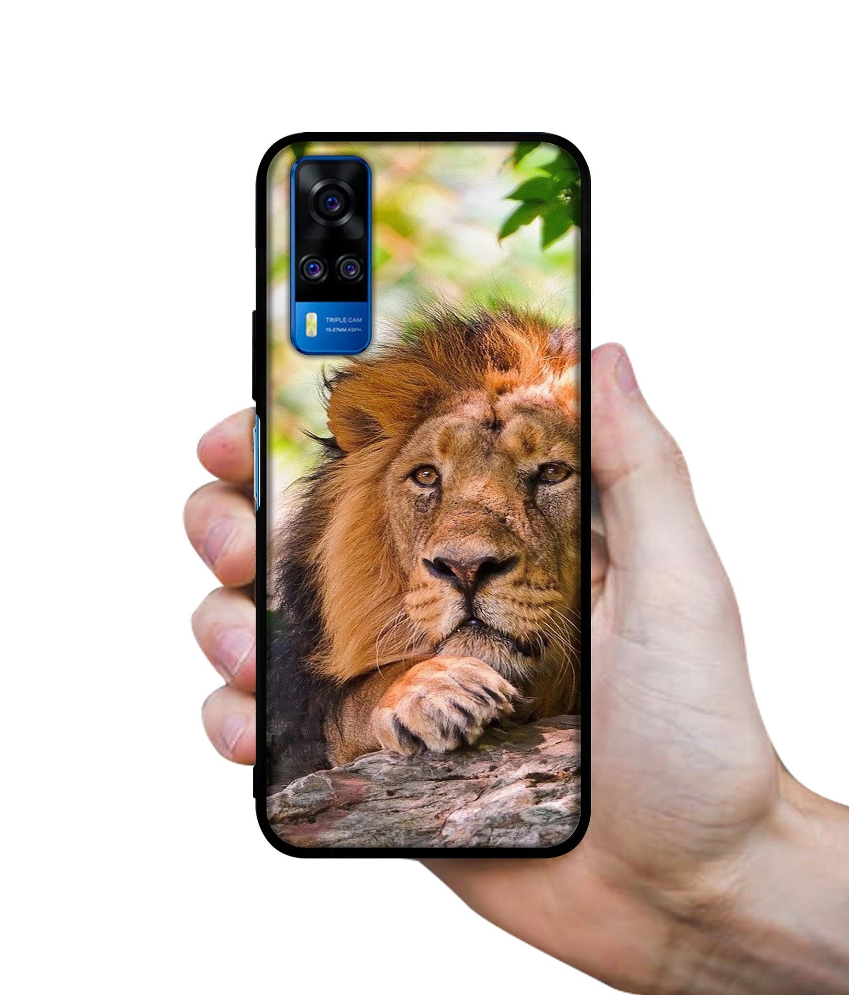 Tiger Pattern Print Designer 2D Printed Back Case Cover for Vivo Y51 (2020) 4G / Y51A 4G / Y31 4G / Y53s 4G