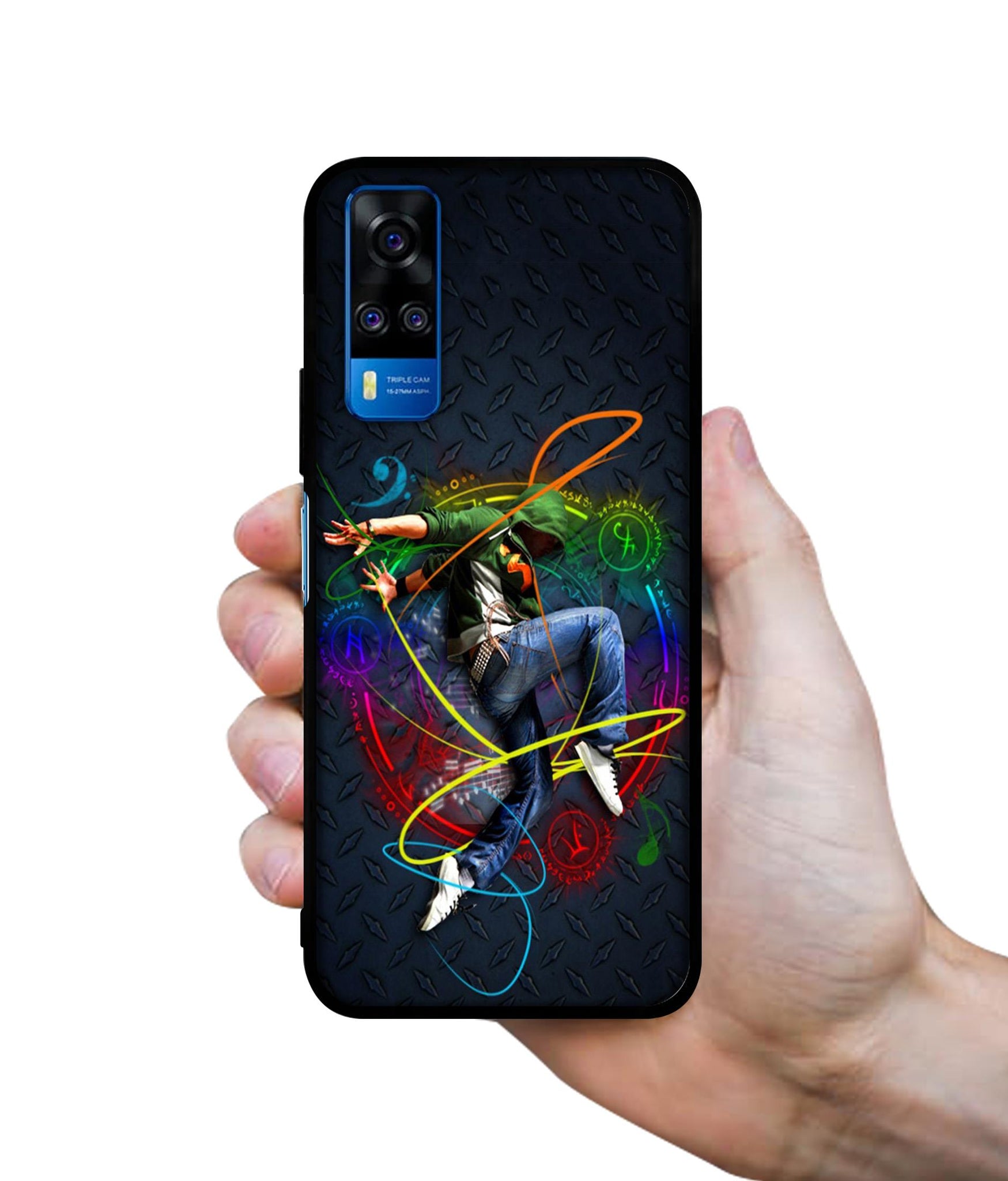 Boy With Music Designer 2D Printed Back Case Cover for Vivo Y51 (2020) 4G / Y51A 4G / Y31 4G / Y53s 4G