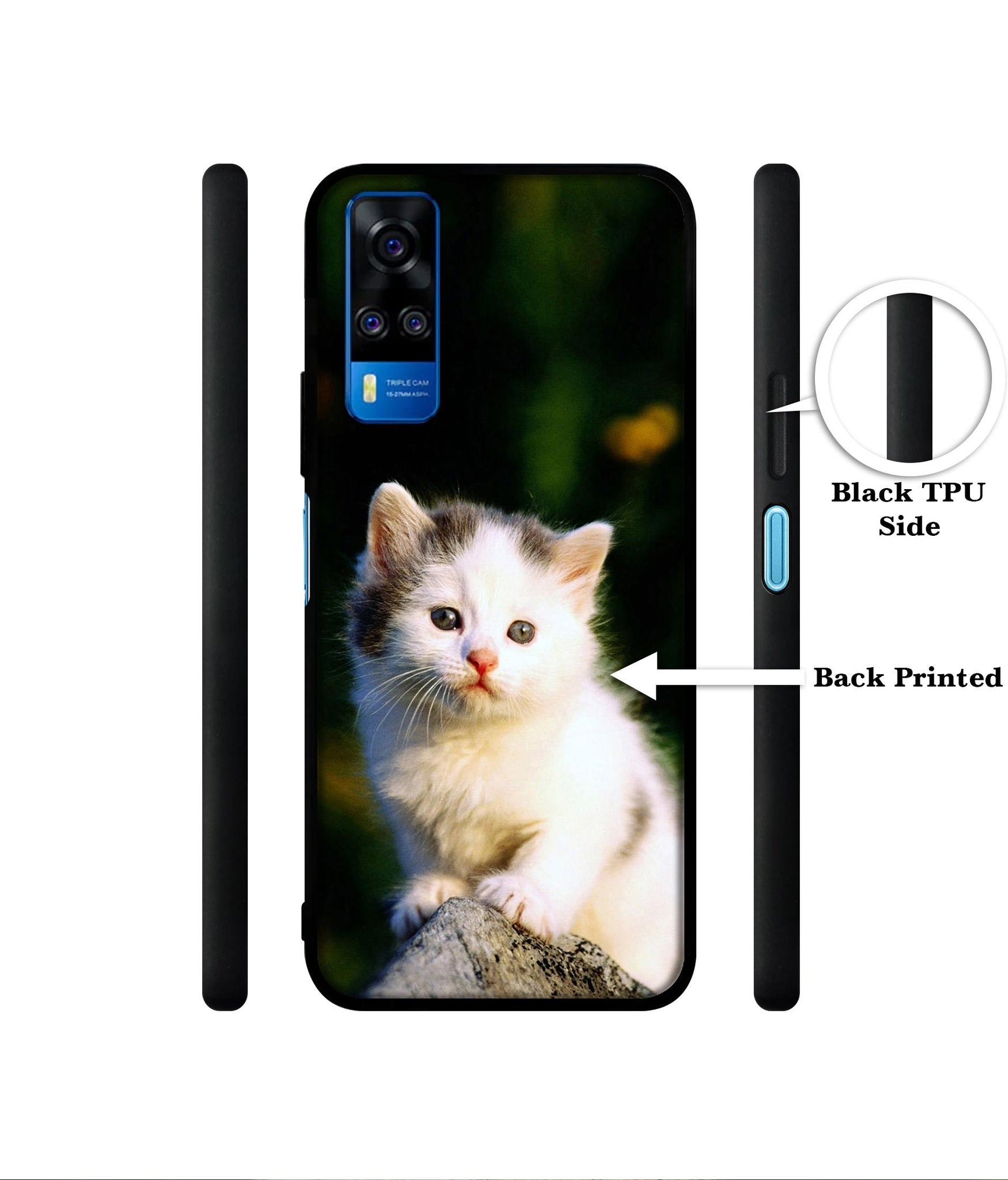 Sweet Cat Designer 2D Printed Back Case Cover for Vivo Y51 (2020) 4G / Y51A 4G / Y31 4G / Y53s 4G