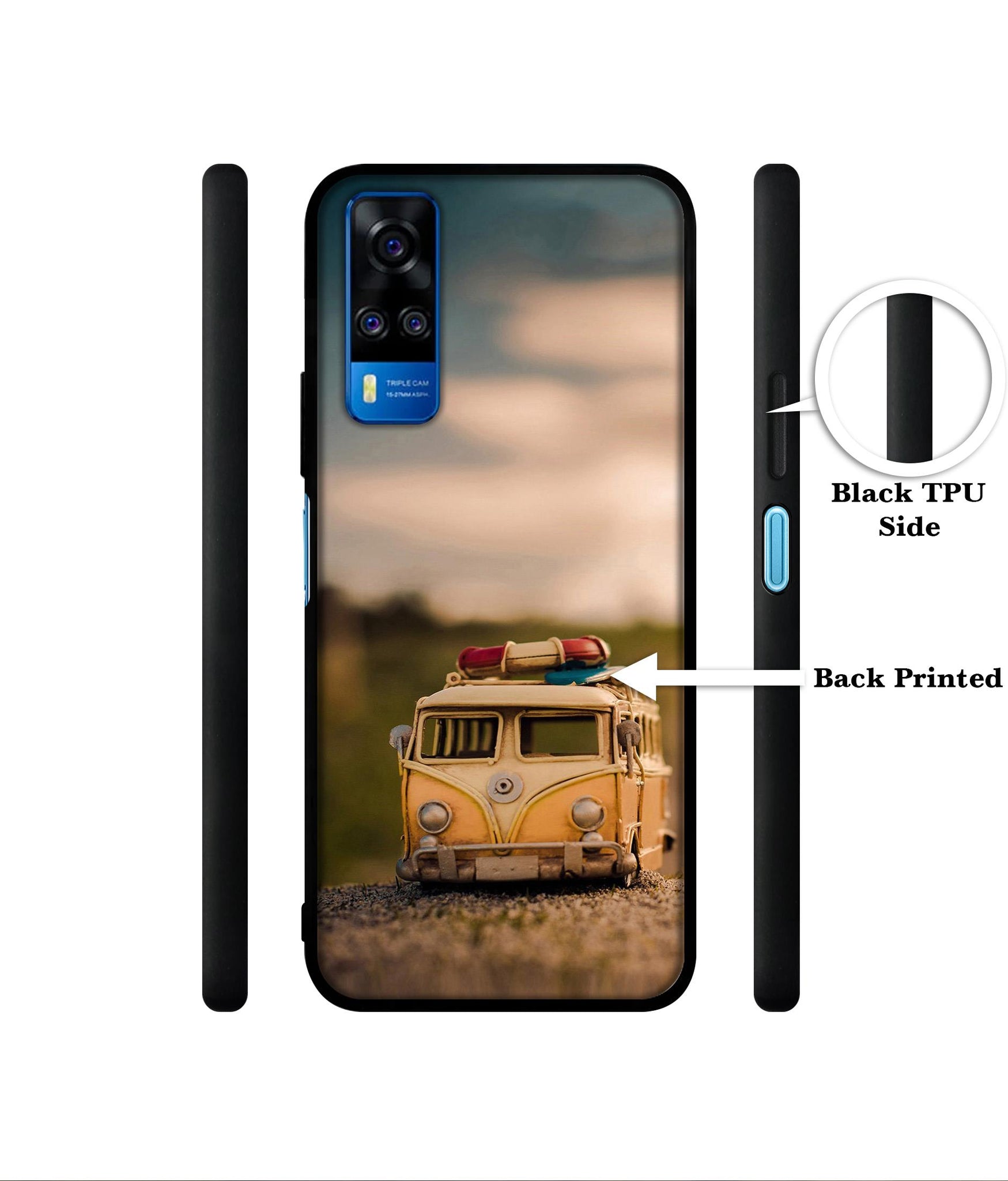 Toy Car Designer 2D Printed Back Case Cover for Vivo Y51 (2020) 4G / Y51A 4G / Y31 4G / Y53s 4G