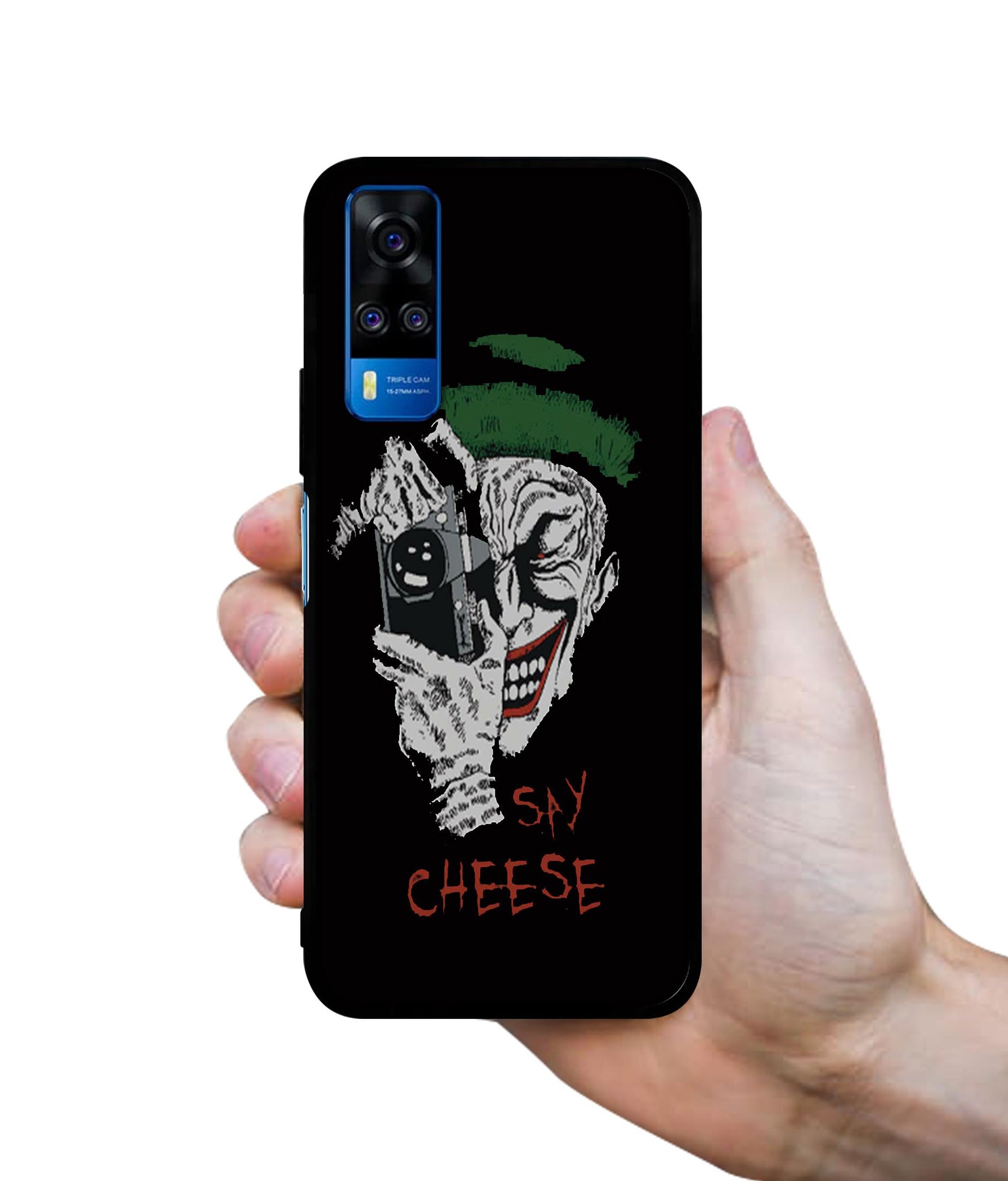 Joker Say Cheese Designer 2D Printed Back Case Cover for Vivo Y51 (2020) 4G / Y51A 4G / Y31 4G / Y53s 4G