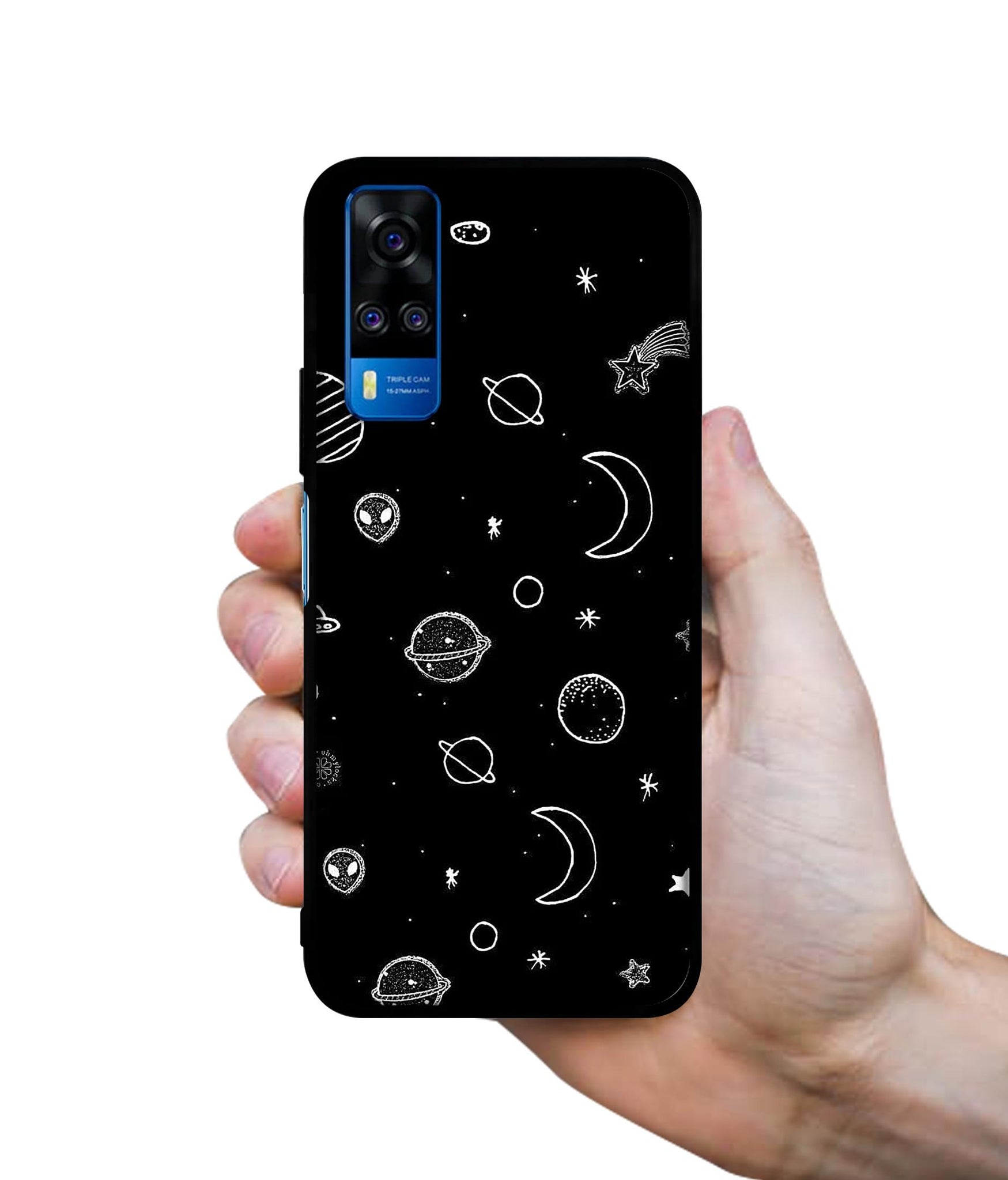 Space Stars Universe Designer 2D Printed Back Case Cover for Vivo Y51 (2020) 4G / Y51A 4G / Y31 4G / Y53s 4G