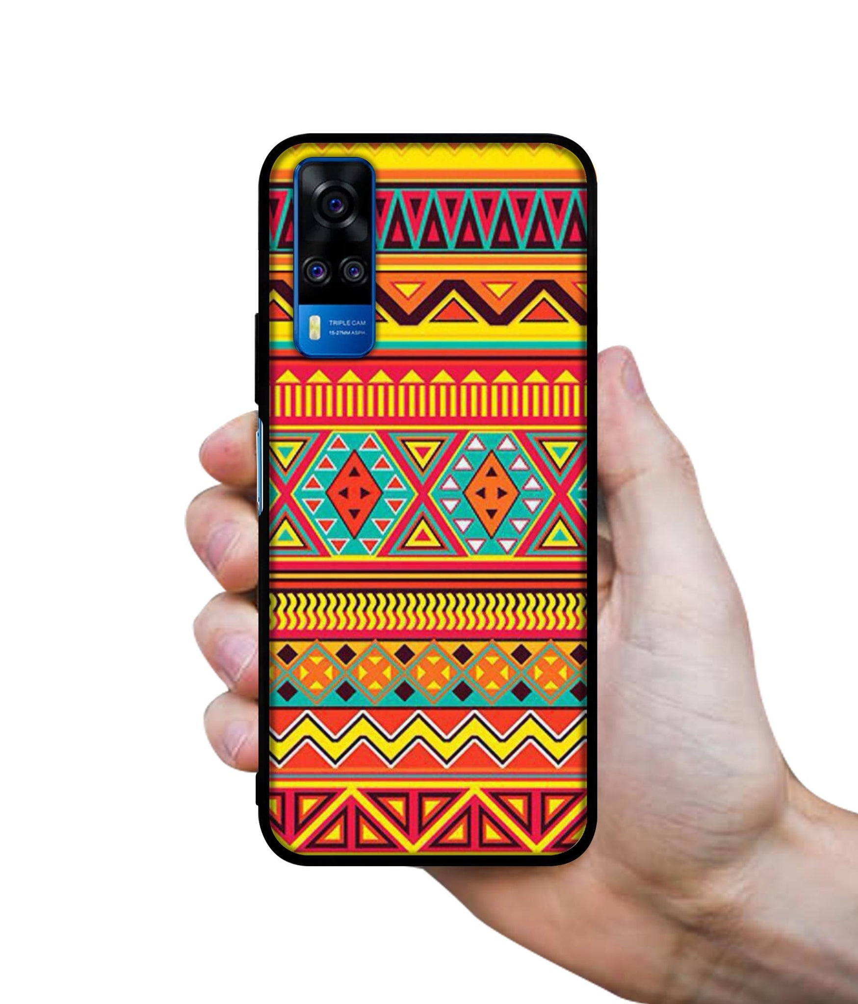Artistic Rangoli Designer 2D Printed Back Case Cover for Vivo Y51 (2020) 4G / Y51A 4G / Y31 4G / Y53s 4G