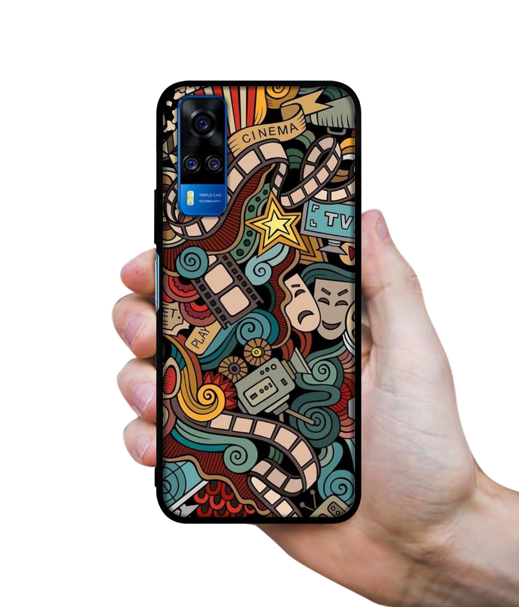 Movies Designer 2D Printed Back Case Cover for Vivo Y51 (2020) 4G / Y51A 4G / Y31 4G / Y53s 4G