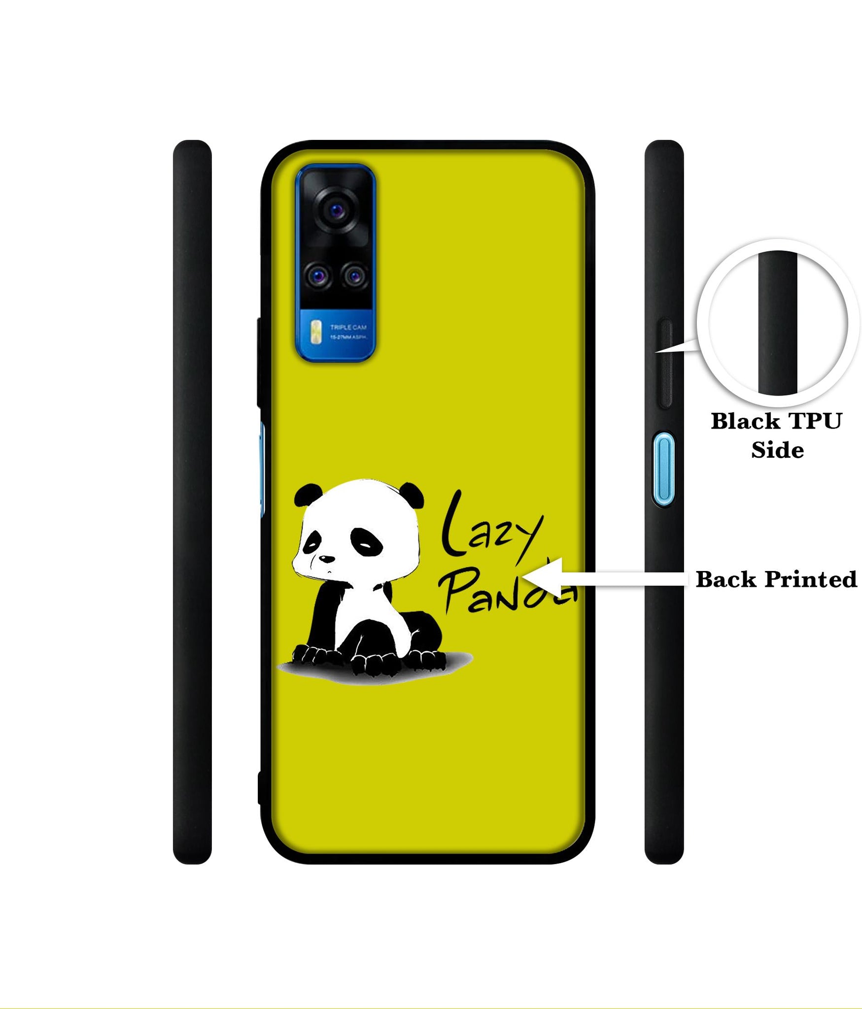 Lazy Panda Designer 2D Printed Back Case Cover for Vivo Y51 (2020) 4G / Y51A 4G / Y31 4G / Y53s 4G