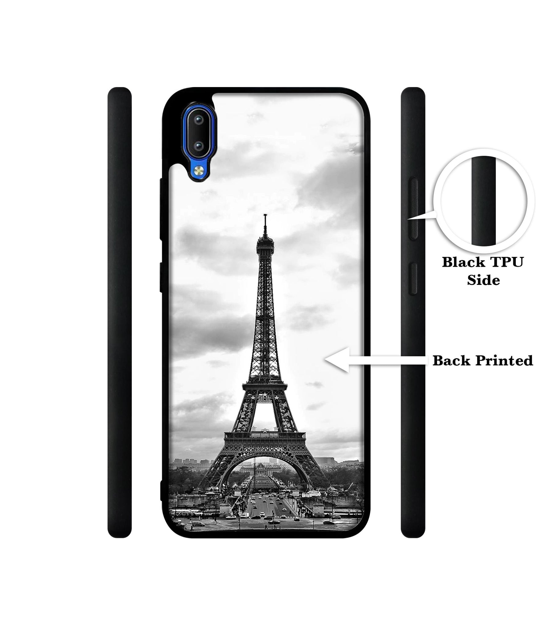 Eiffel Tower Designer 2D Printed Back Case Cover for Vivo Y91 4G / Y93 4G / Y95 4G