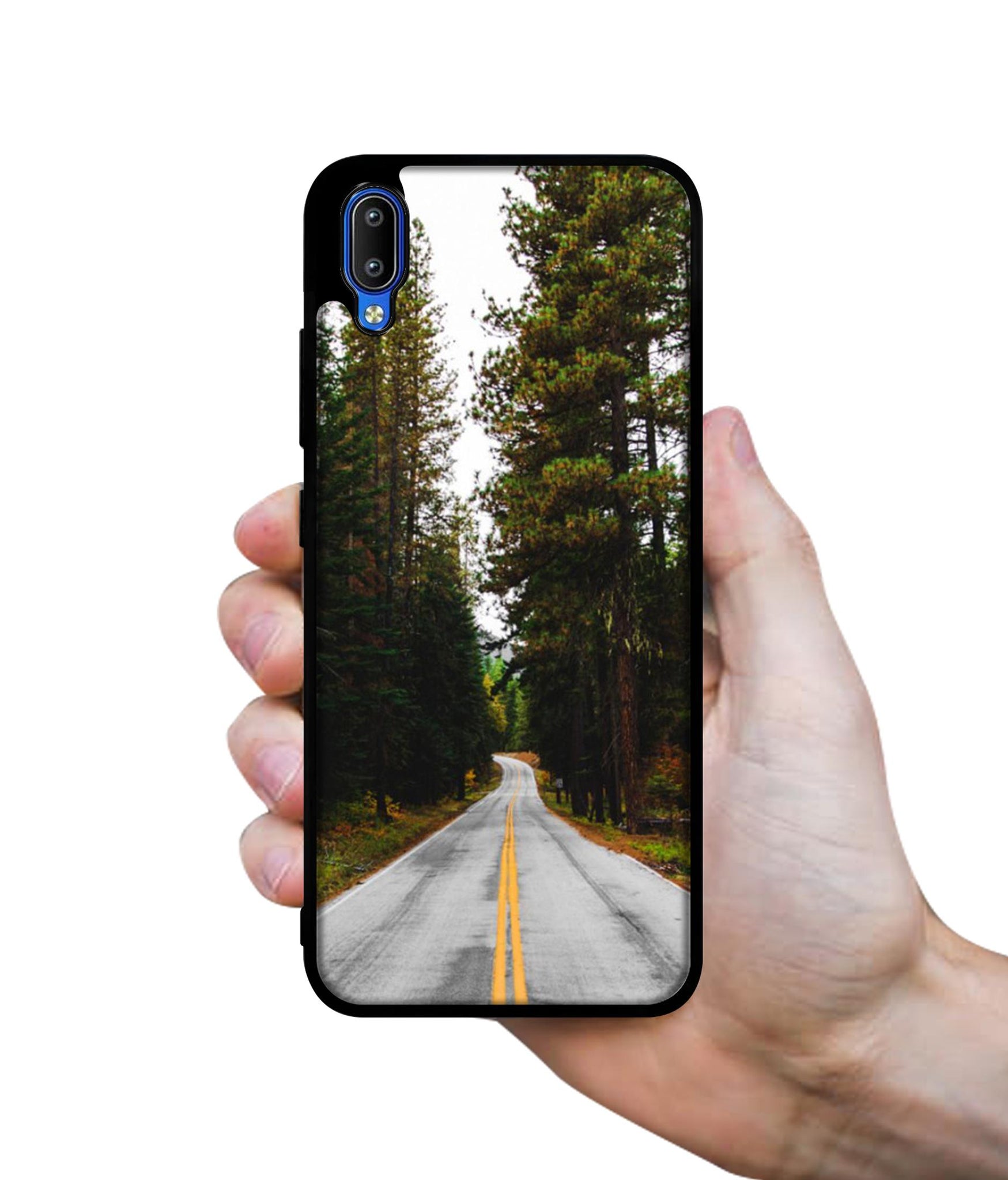 Road Photo Designer 2D Printed Back Case Cover for Vivo Y91 4G / Y93 4G / Y95 4G