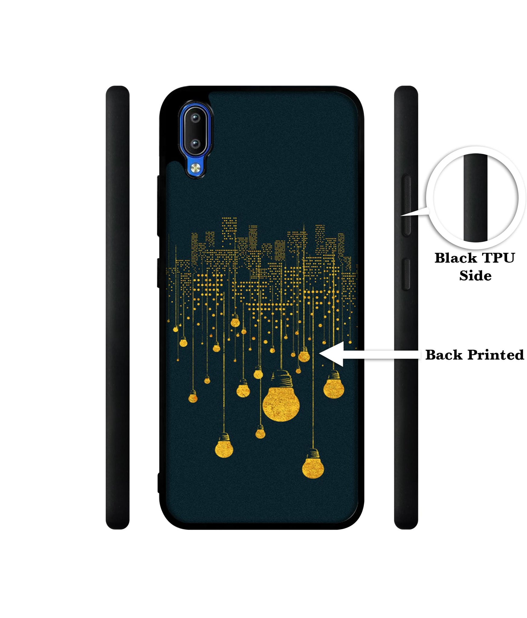 City Light Pattern Designer 2D Printed Back Case Cover for Vivo Y91 4G / Y93 4G / Y95 4G