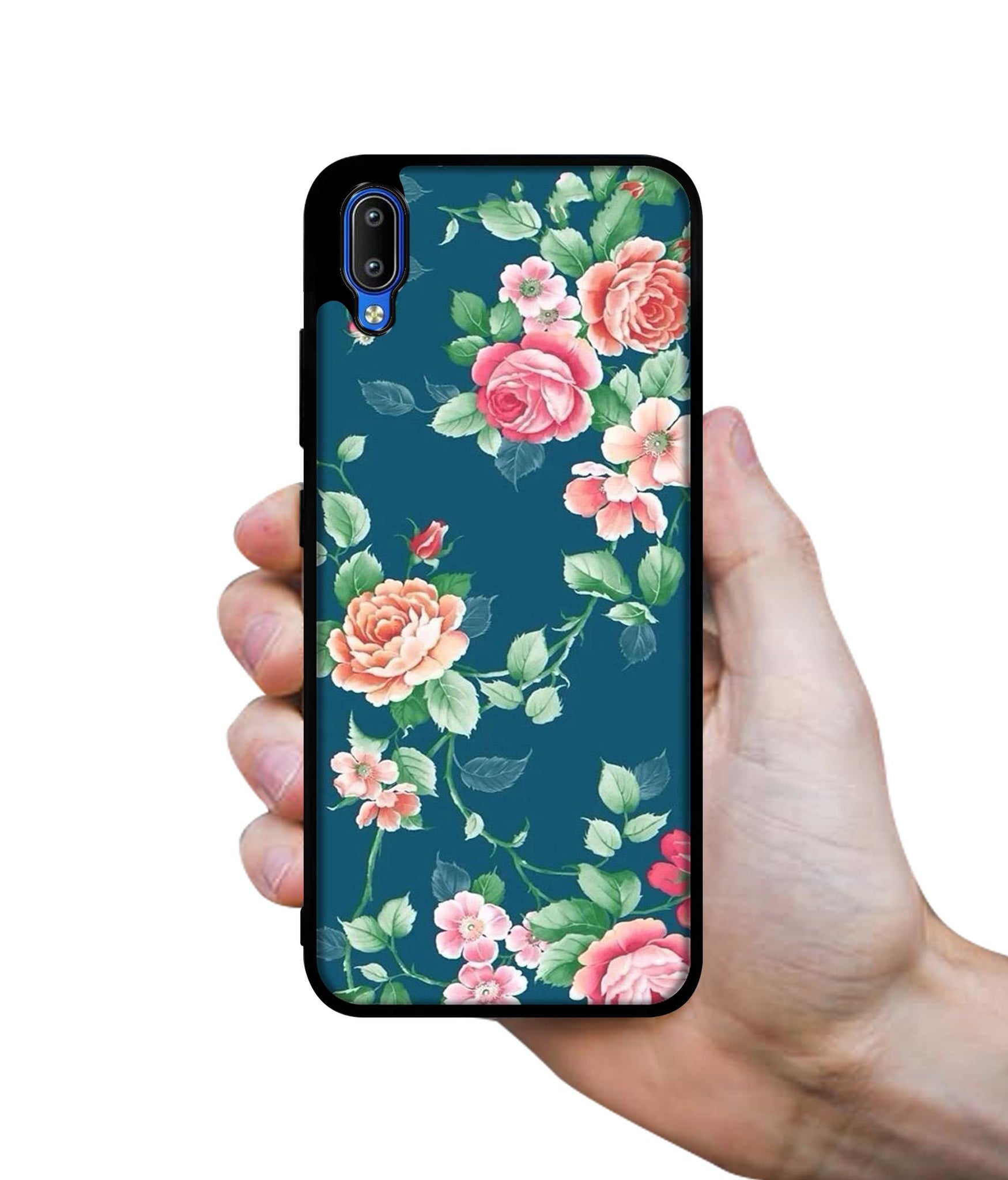 Vintage Floral Designer 2D Printed Back Case Cover for Vivo Y91 4G / Y93 4G / Y95 4G