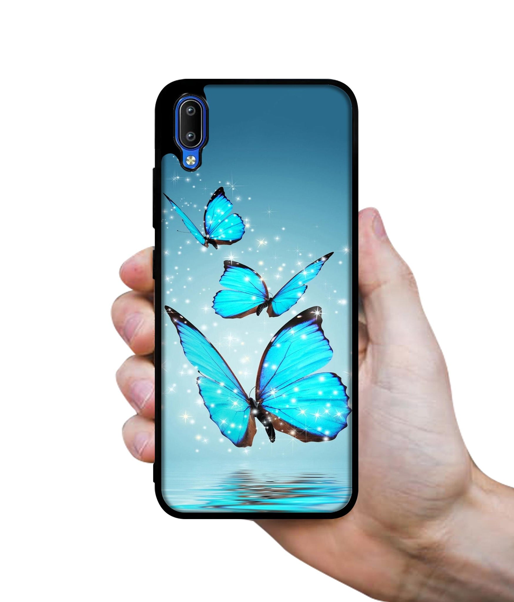 Flying Butterflies Designer 2D Printed Back Case Cover for Vivo Y91 4G / Y93 4G / Y95 4G