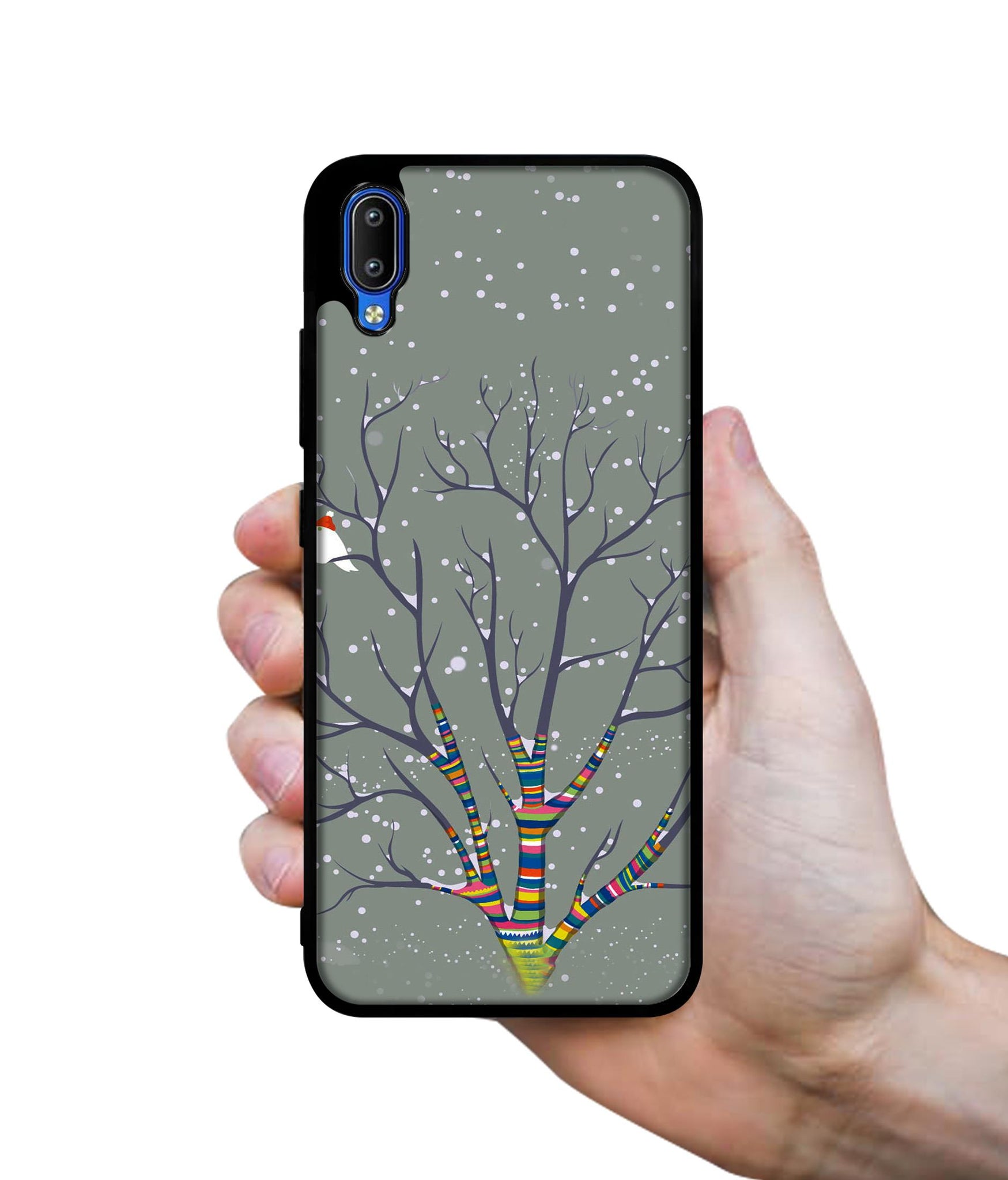 Winter Pattern Print Designer 2D Printed Back Case Cover for Vivo Y91 4G / Y93 4G / Y95 4G