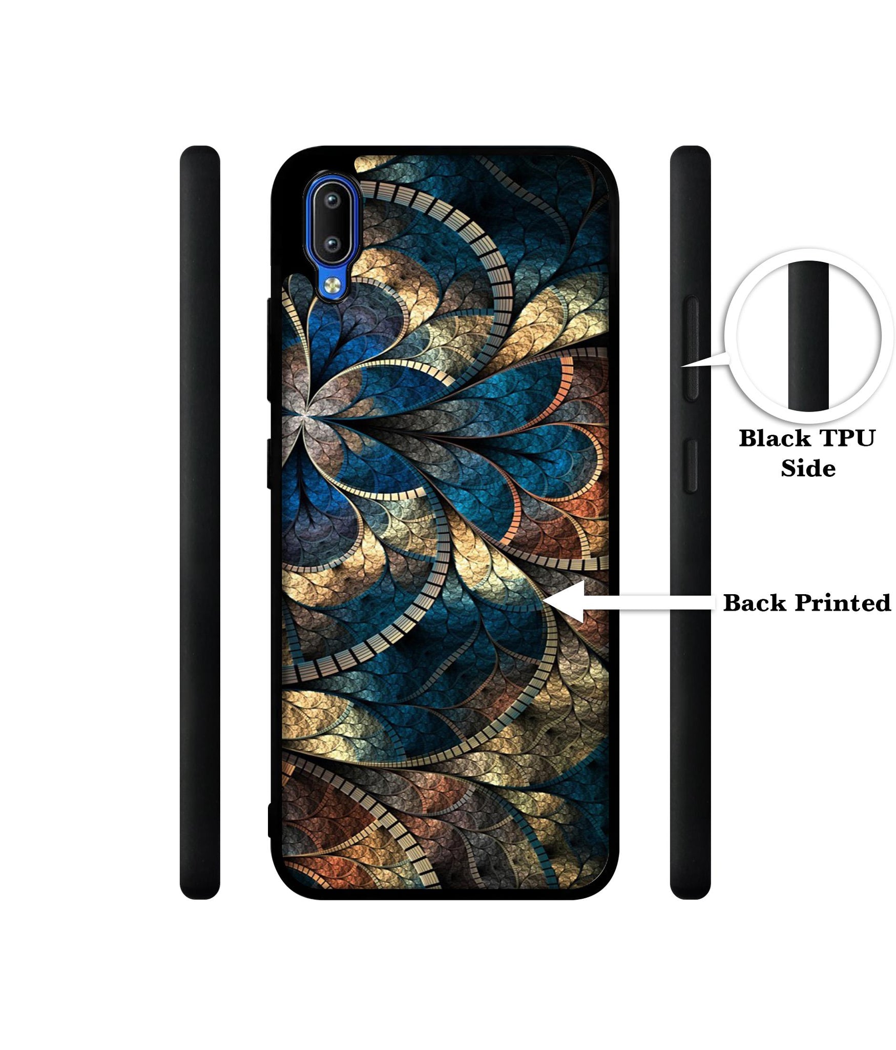 Fractional Pattern Designer 2D Printed Back Case Cover for Vivo Y91 4G / Y93 4G / Y95 4G