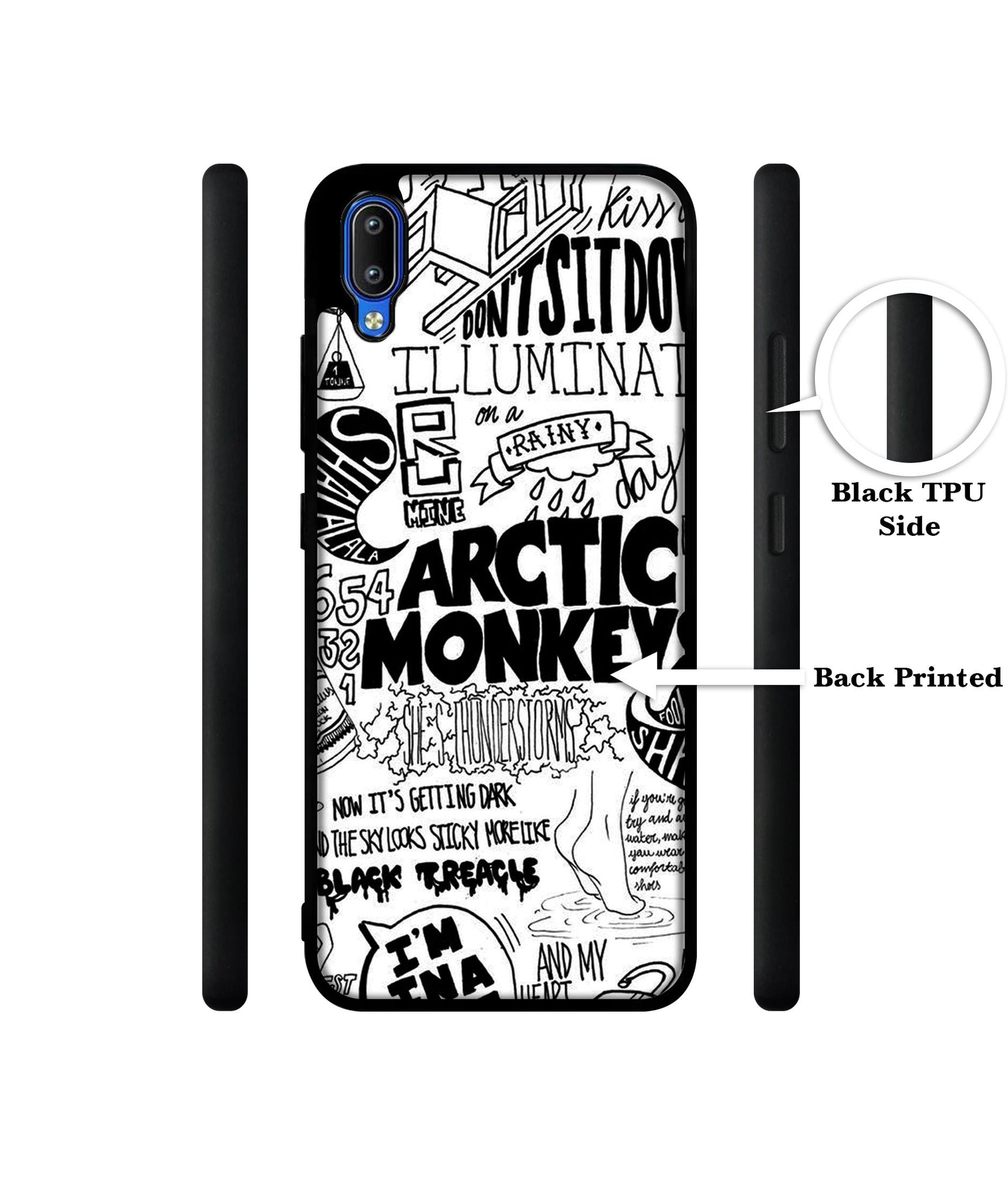 Arctic Monkeys Pattern Designer 2D Printed Back Case Cover for Vivo Y91 4G / Y93 4G / Y95 4G