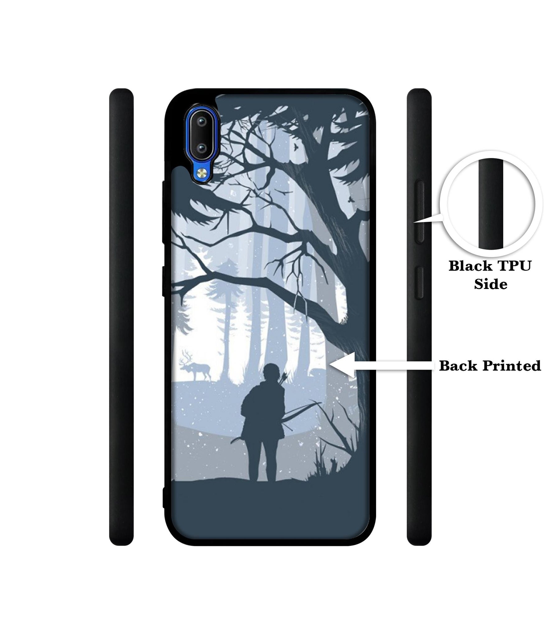 Hunter Designer 2D Printed Back Case Cover for Vivo Y91 4G / Y93 4G / Y95 4G