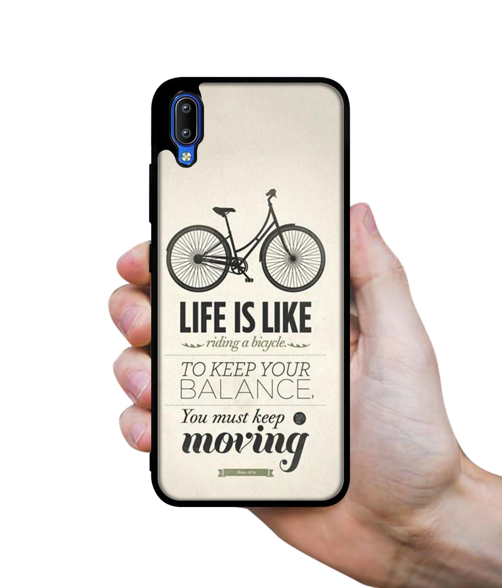 Life is Like Moving Designer 2D Printed Back Case Cover for Vivo Y91 4G / Y93 4G / Y95 4G