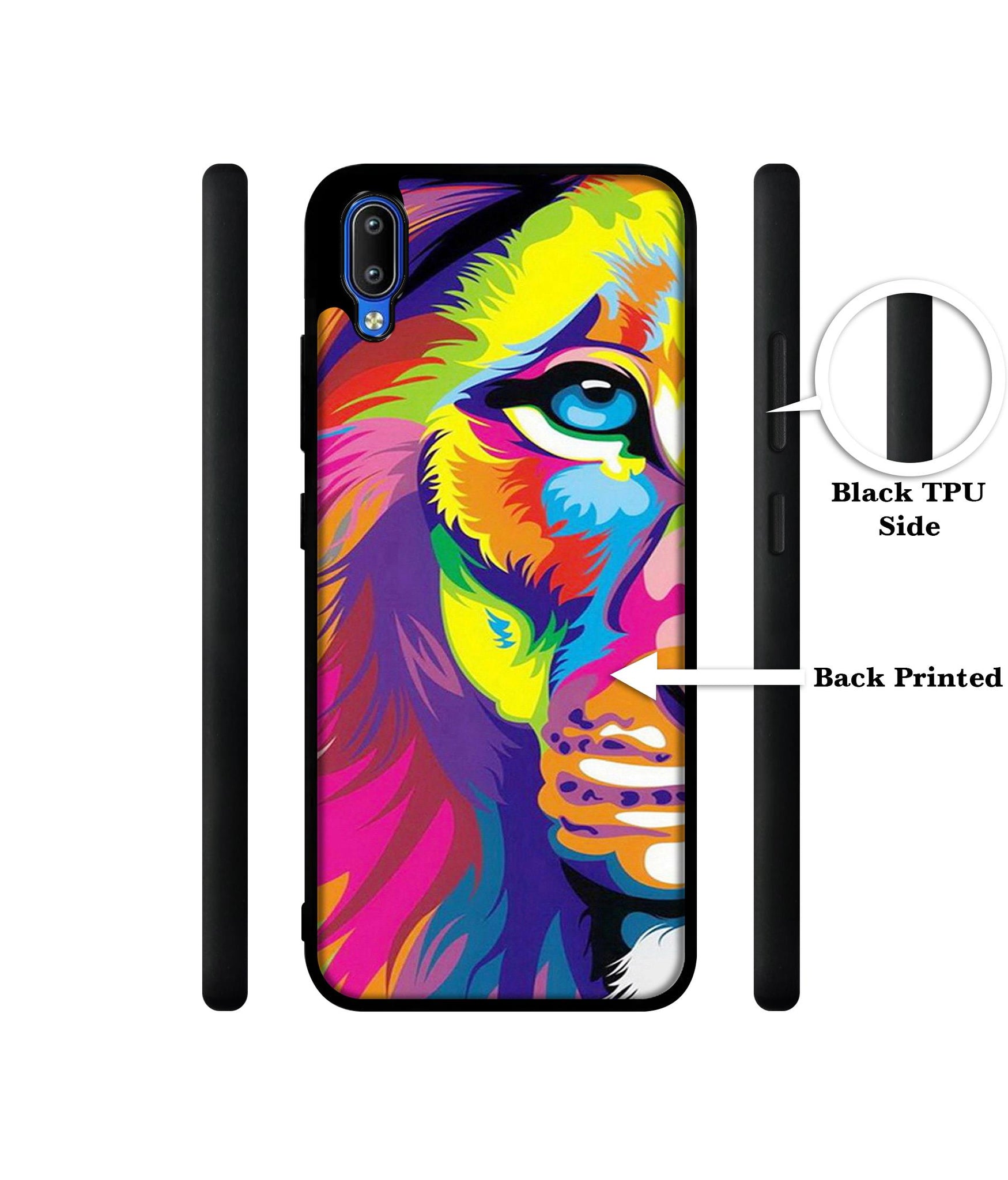 Lion Designer 2D Printed Back Case Cover for Vivo Y91 4G / Y93 4G / Y95 4G