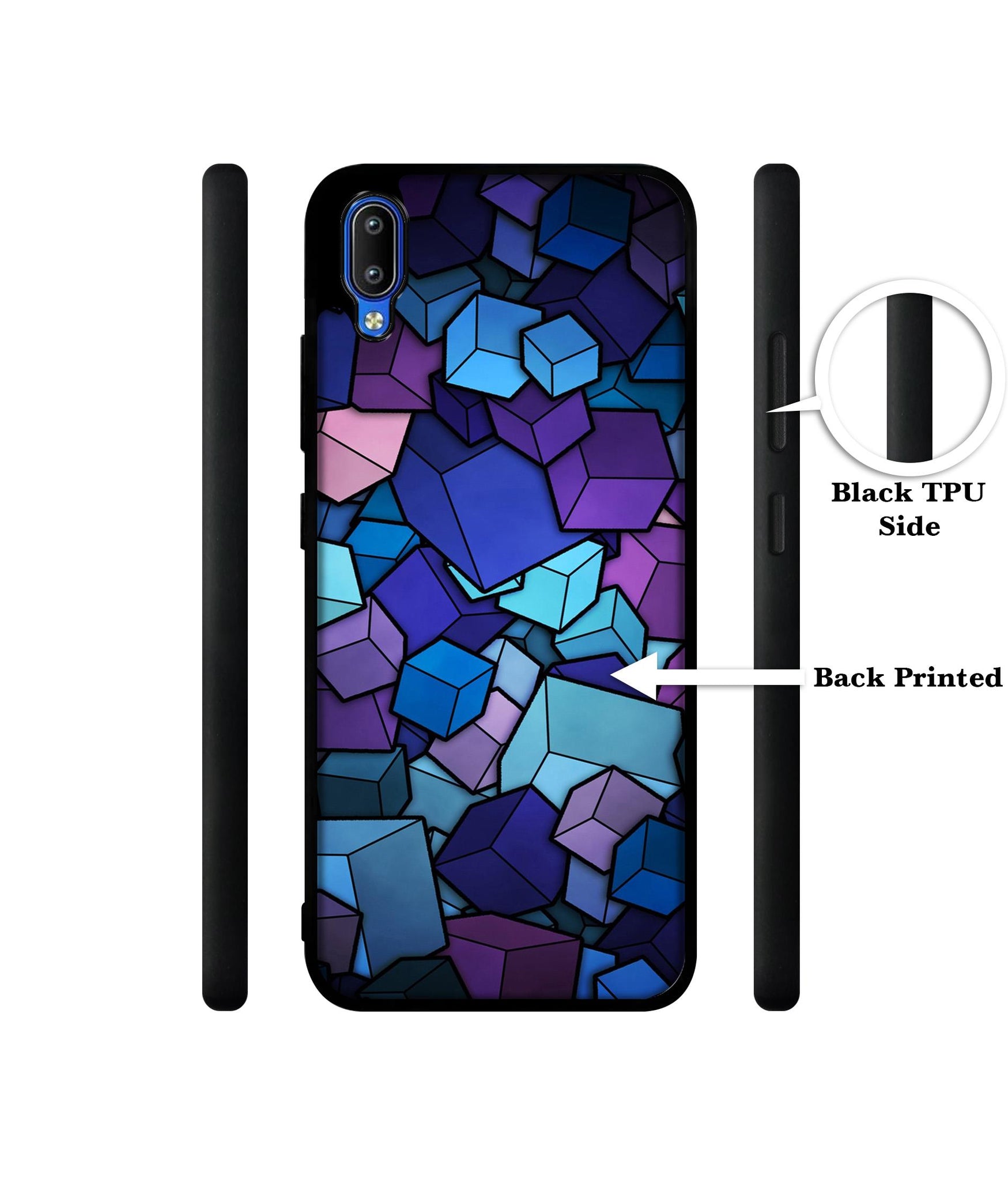 Color Box Designer 2D Printed Back Case Cover for Vivo Y91 4G / Y93 4G / Y95 4G