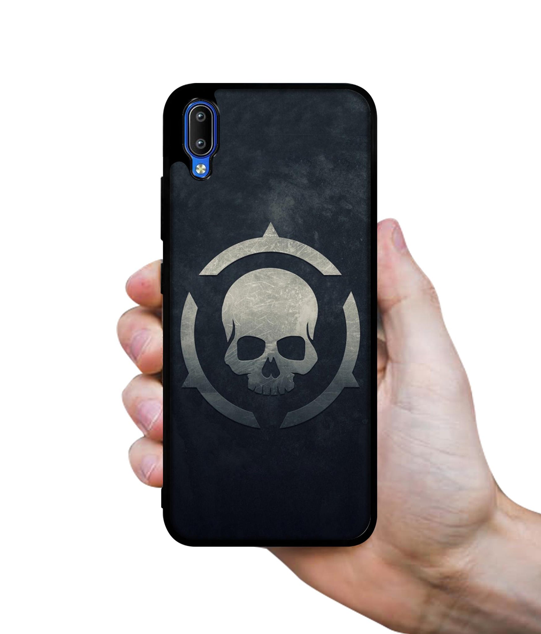 Skull Pattern Print Designer 2D Printed Back Case Cover for Vivo Y91 4G / Y93 4G / Y95 4G