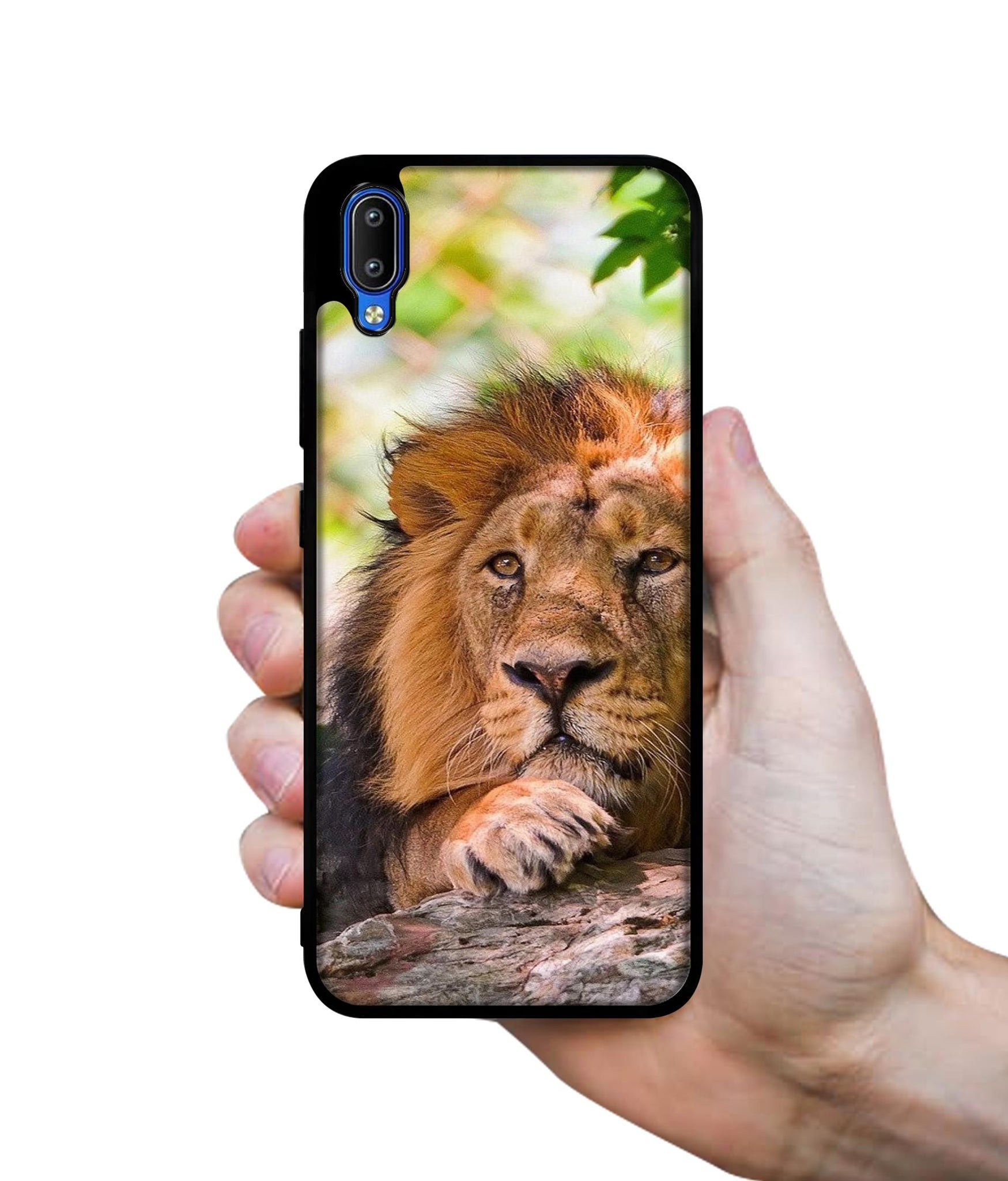 Tiger Pattern Print Designer 2D Printed Back Case Cover for Vivo Y91 4G / Y93 4G / Y95 4G