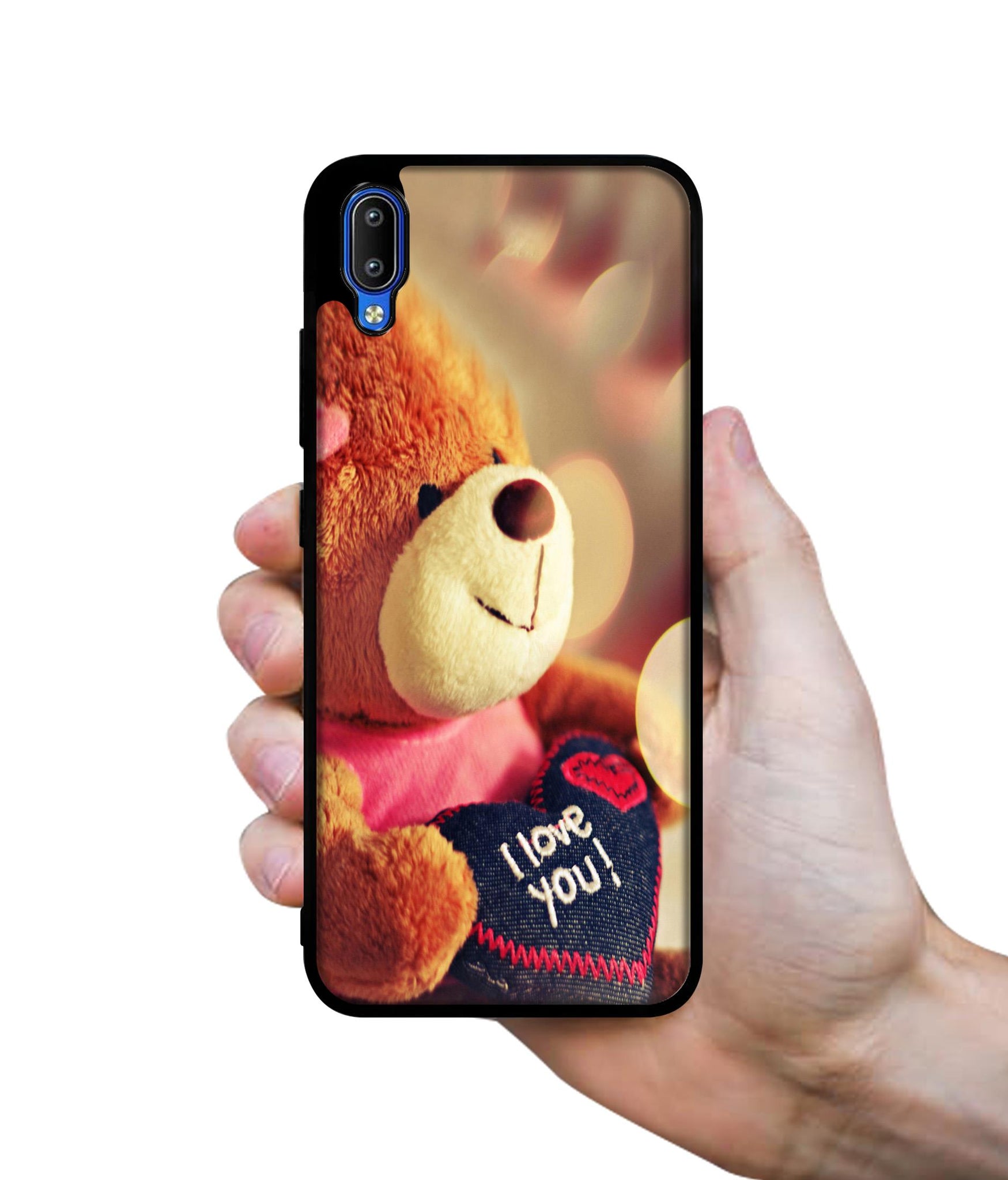 Teddy Bear Designer 2D Printed Back Case Cover for Vivo Y91 4G / Y93 4G / Y95 4G