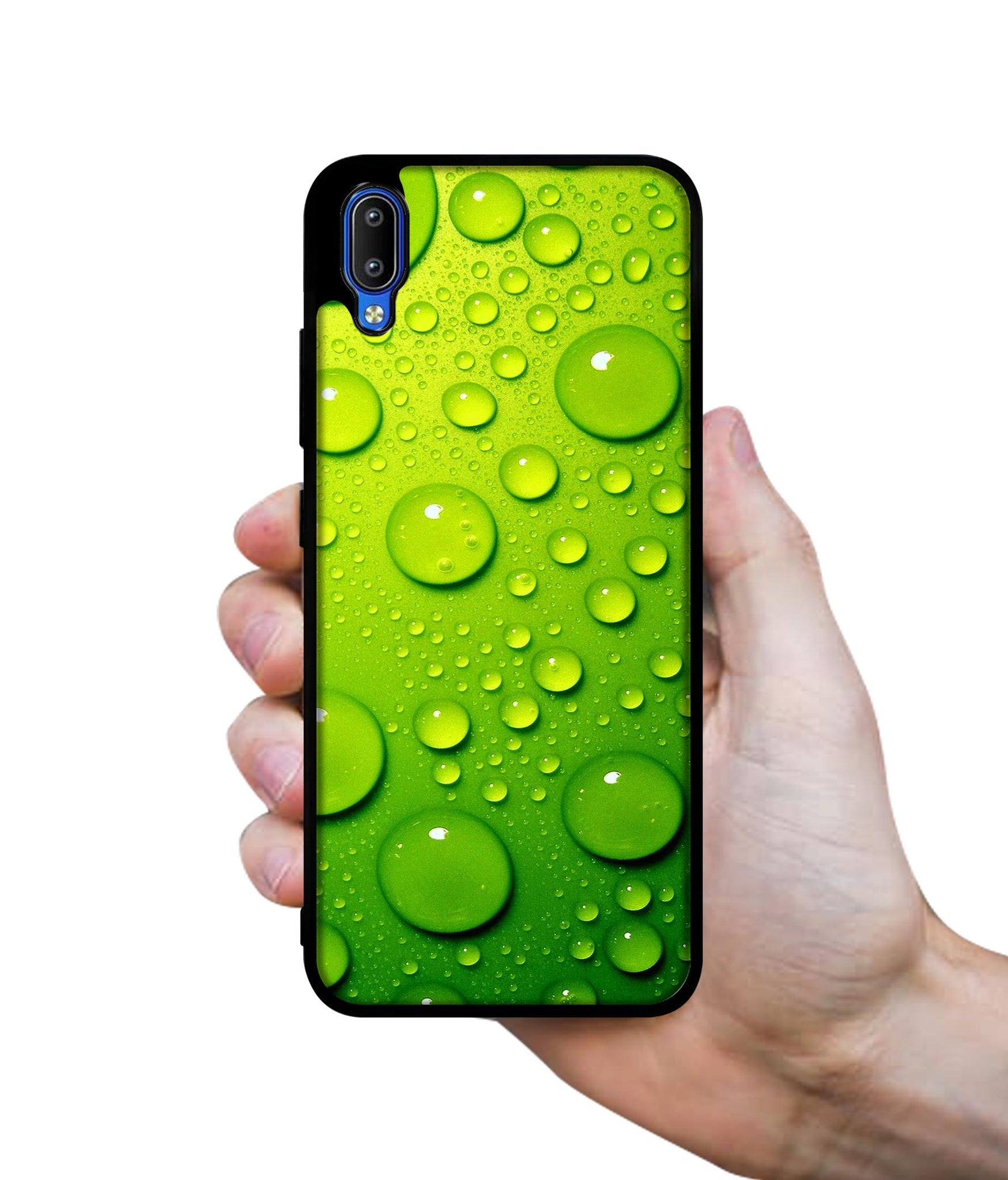 Green Bubbles Designer 2D Printed Back Case Cover for Vivo Y91 4G / Y93 4G / Y95 4G