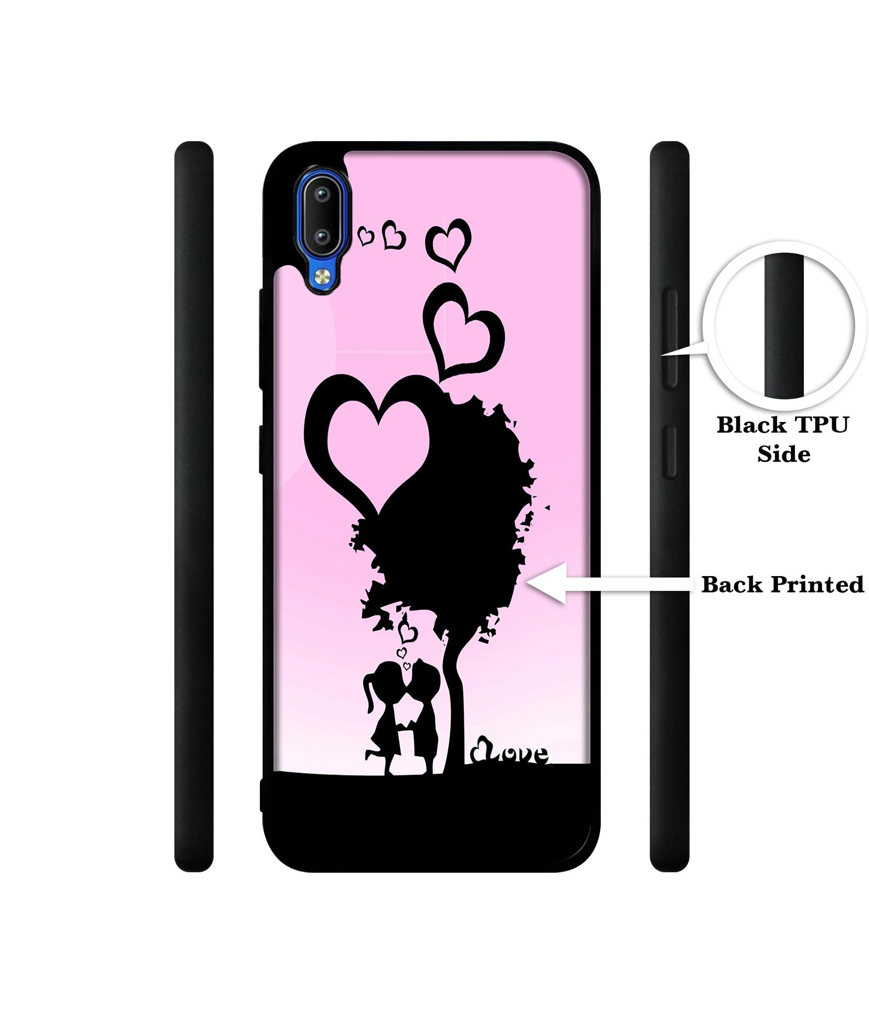 Sweet Love Designer 2D Printed Back Case Cover for Vivo Y91 4G / Y93 4G / Y95 4G