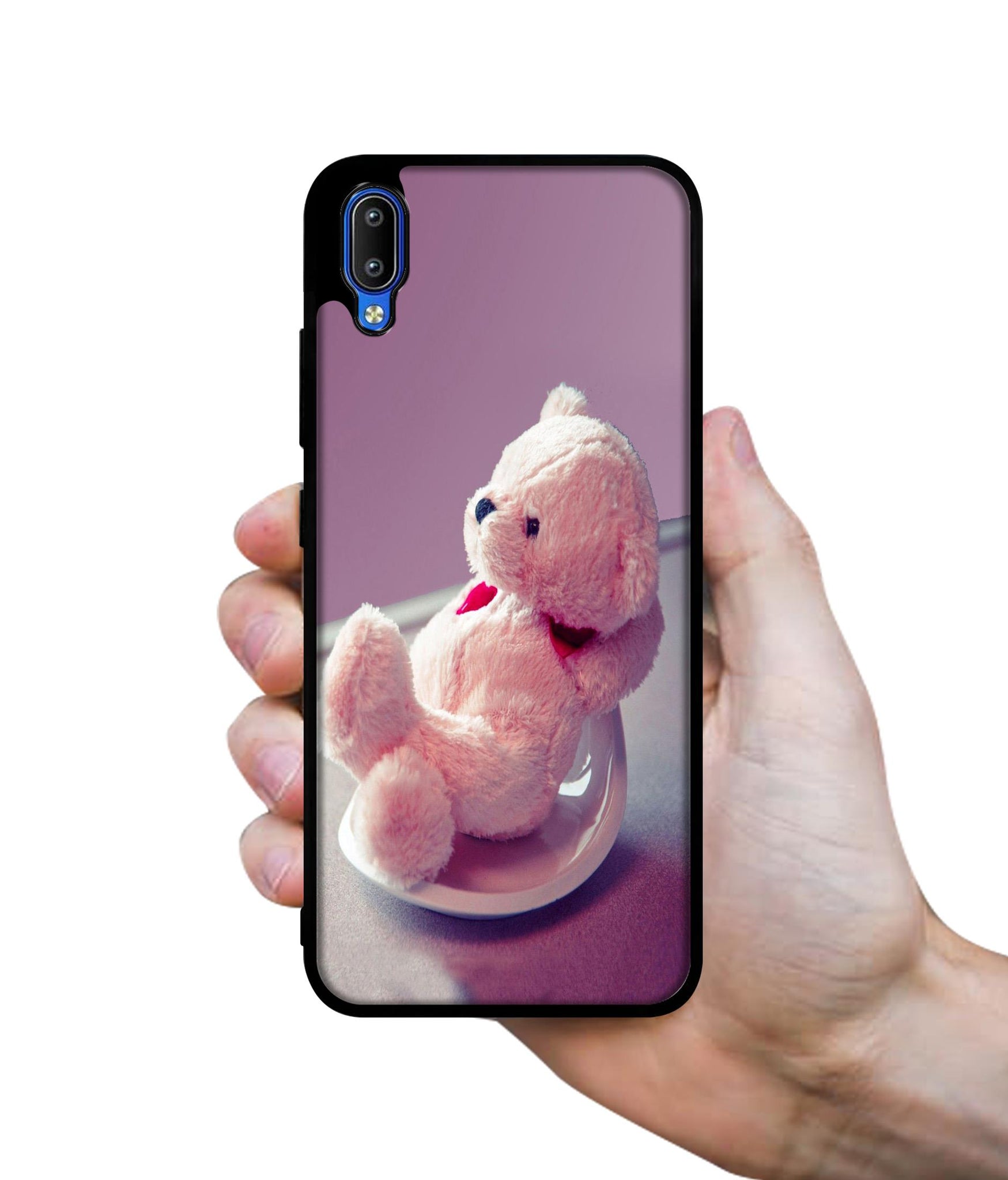 Cute Teddy Bear Designer 2D Printed Back Case Cover for Vivo Y91 4G / Y93 4G / Y95 4G