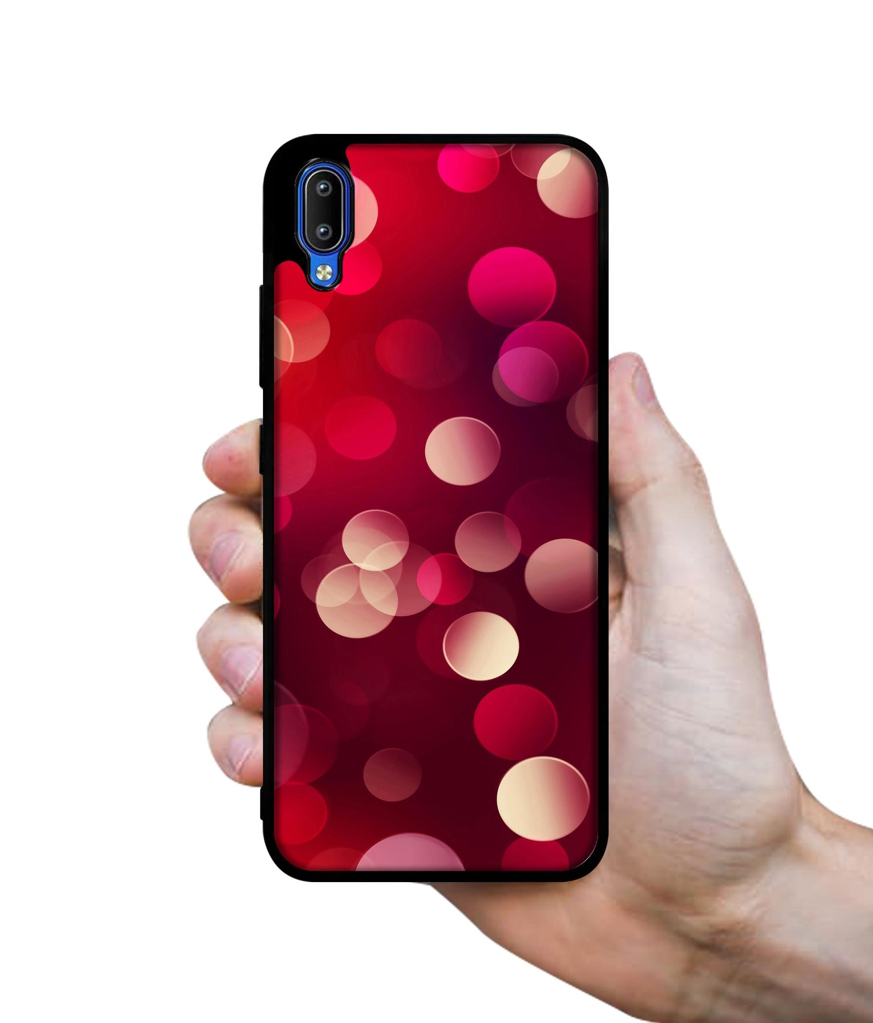 3D Circles Designer 2D Printed Back Case Cover for Vivo Y91 4G / Y93 4G / Y95 4G