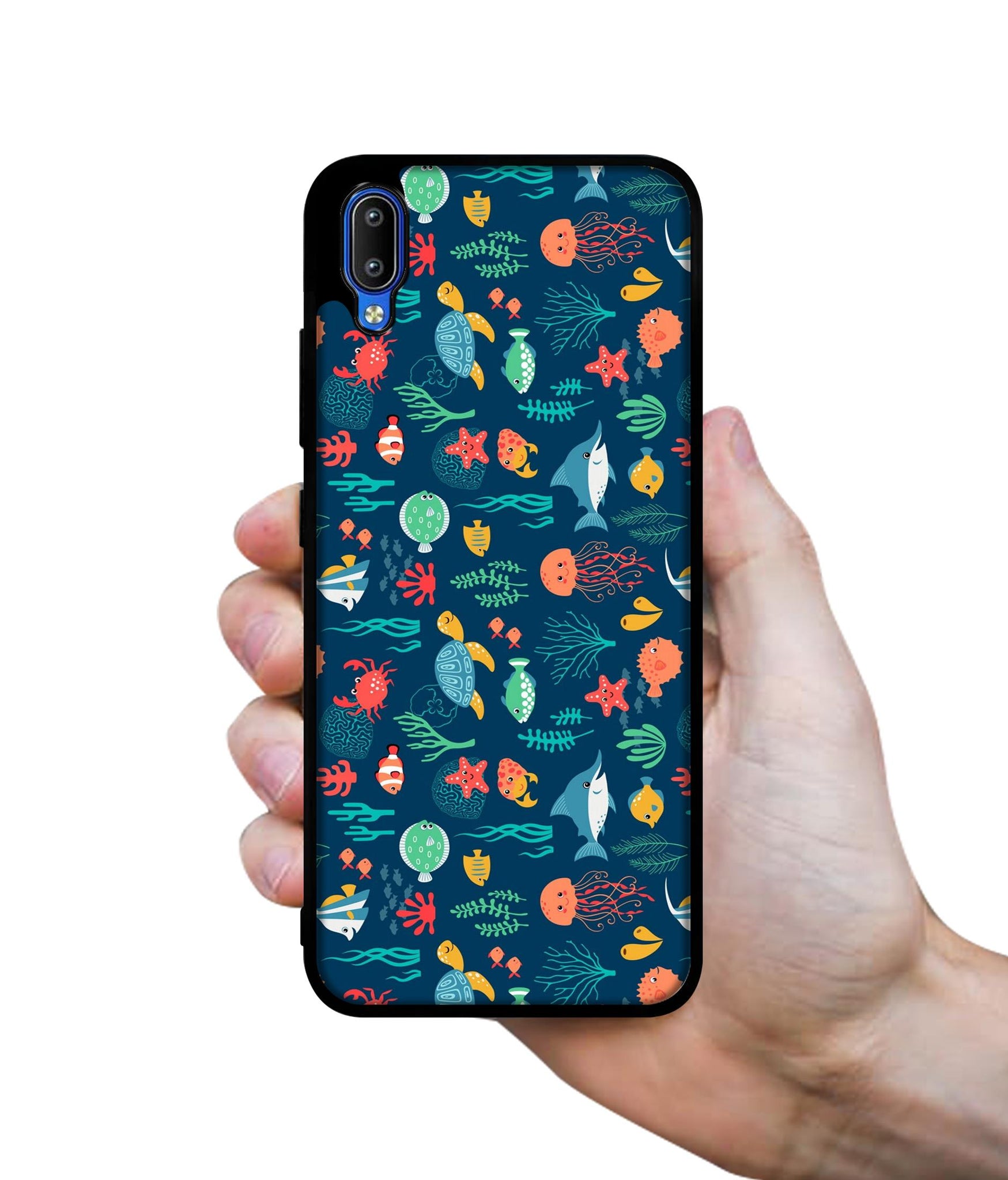 Aquarium Texture Designer 2D Printed Back Case Cover for Vivo Y91 4G / Y93 4G / Y95 4G