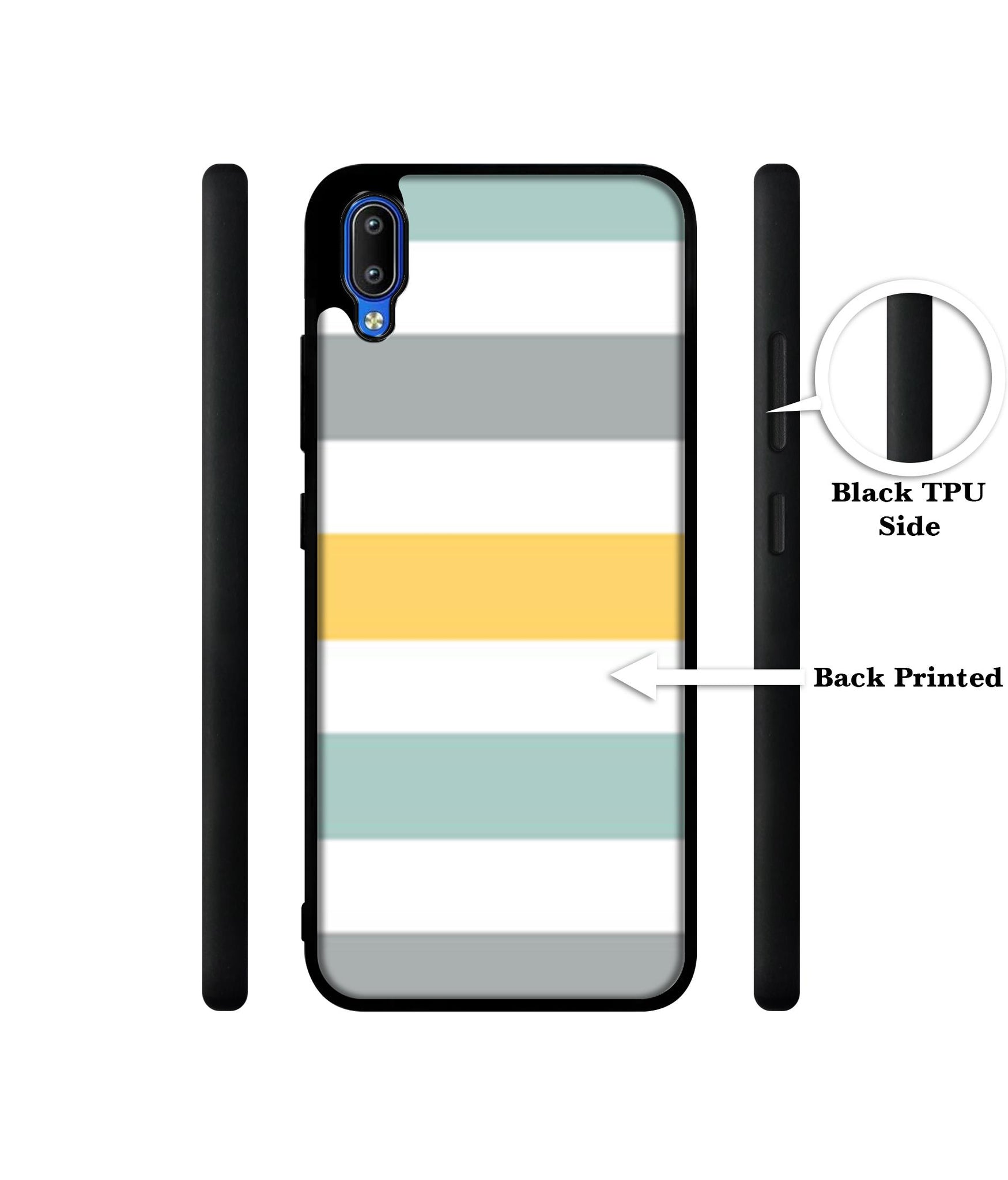 Line Texture Designer 2D Printed Back Case Cover for Vivo Y91 4G / Y93 4G / Y95 4G