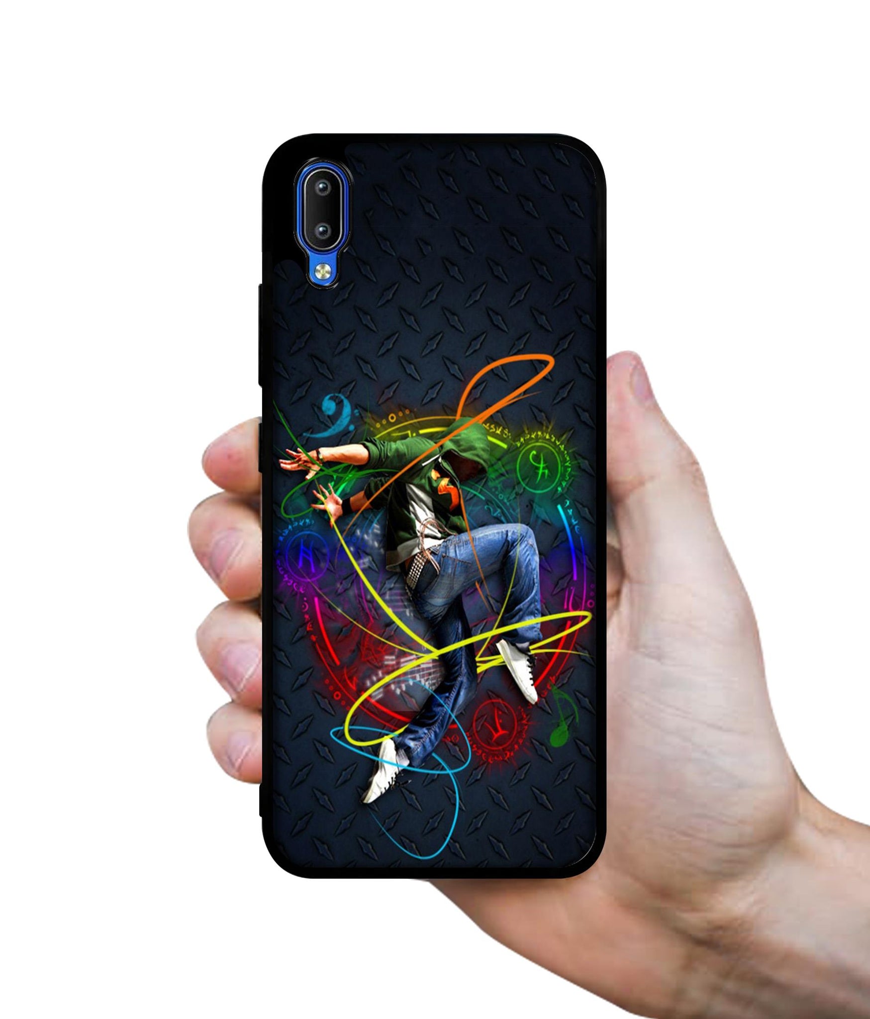 Boy With Music Designer 2D Printed Back Case Cover for Vivo Y91 4G / Y93 4G / Y95 4G