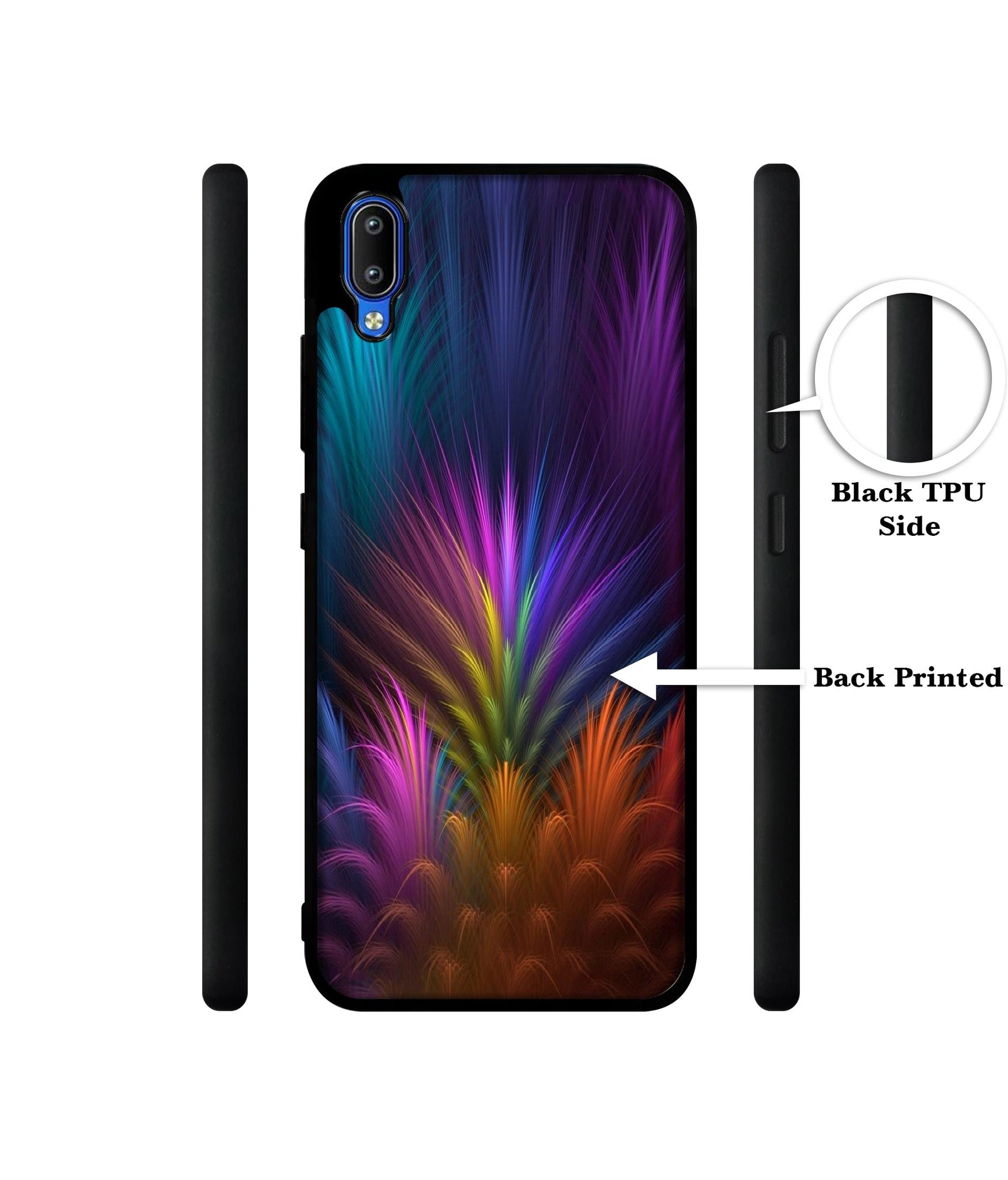 Multicoloured Designer 2D Printed Back Case Cover for Vivo Y91 4G / Y93 4G / Y95 4G