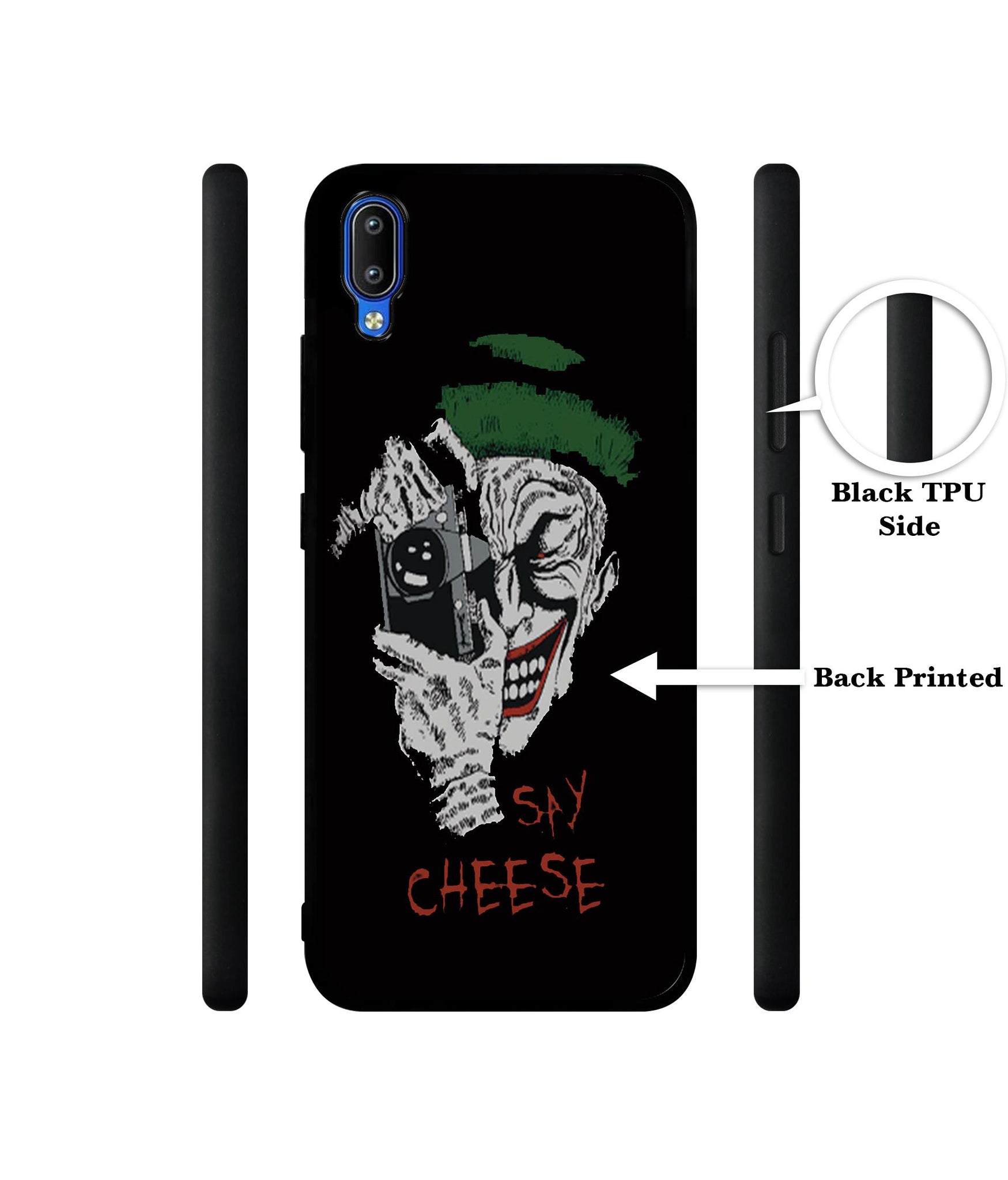 Joker Say Cheese Designer 2D Printed Back Case Cover for Vivo Y91 4G / Y93 4G / Y95 4G