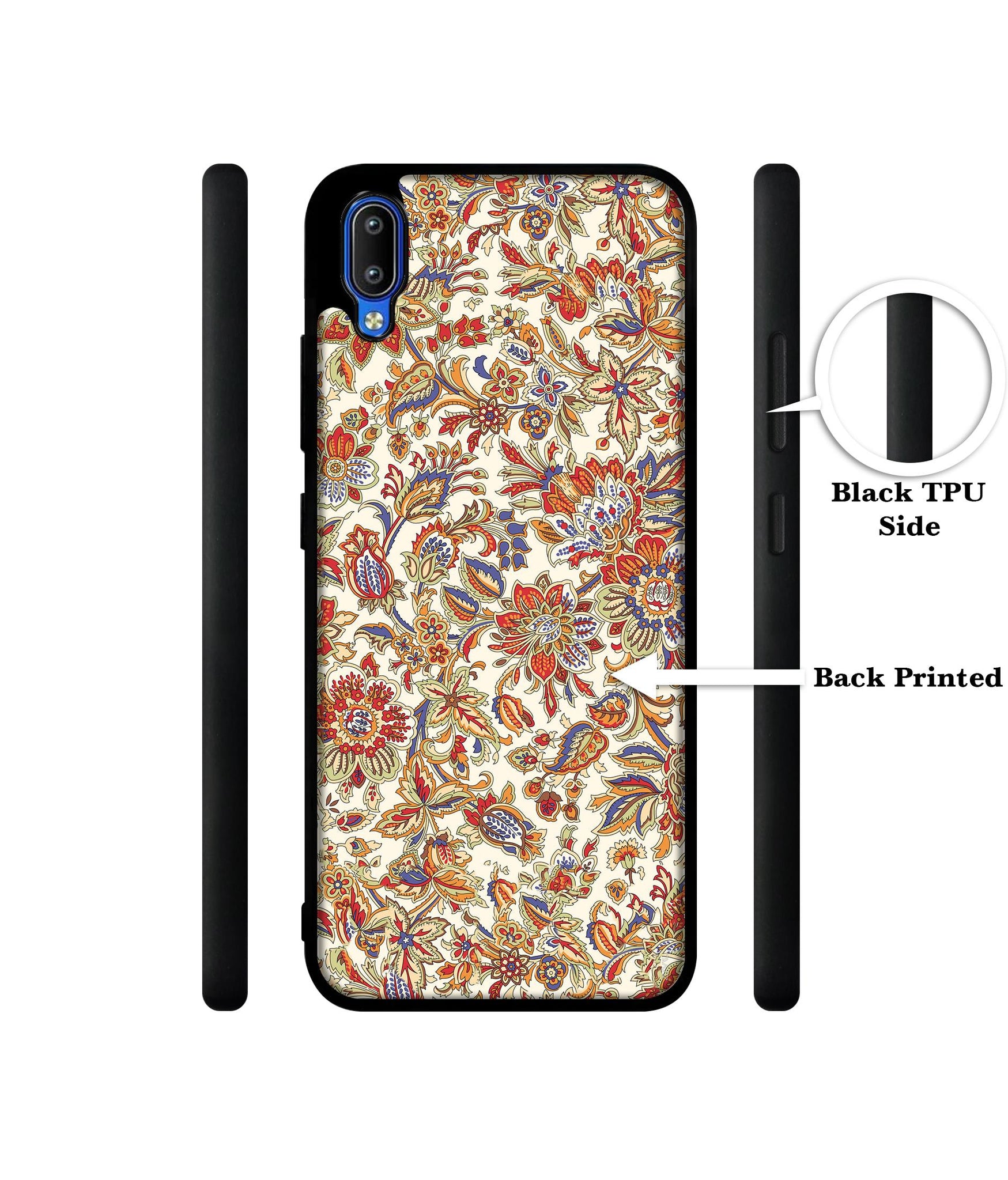 Floral Designer 2D Printed Back Case Cover for Vivo Y91 4G / Y93 4G / Y95 4G