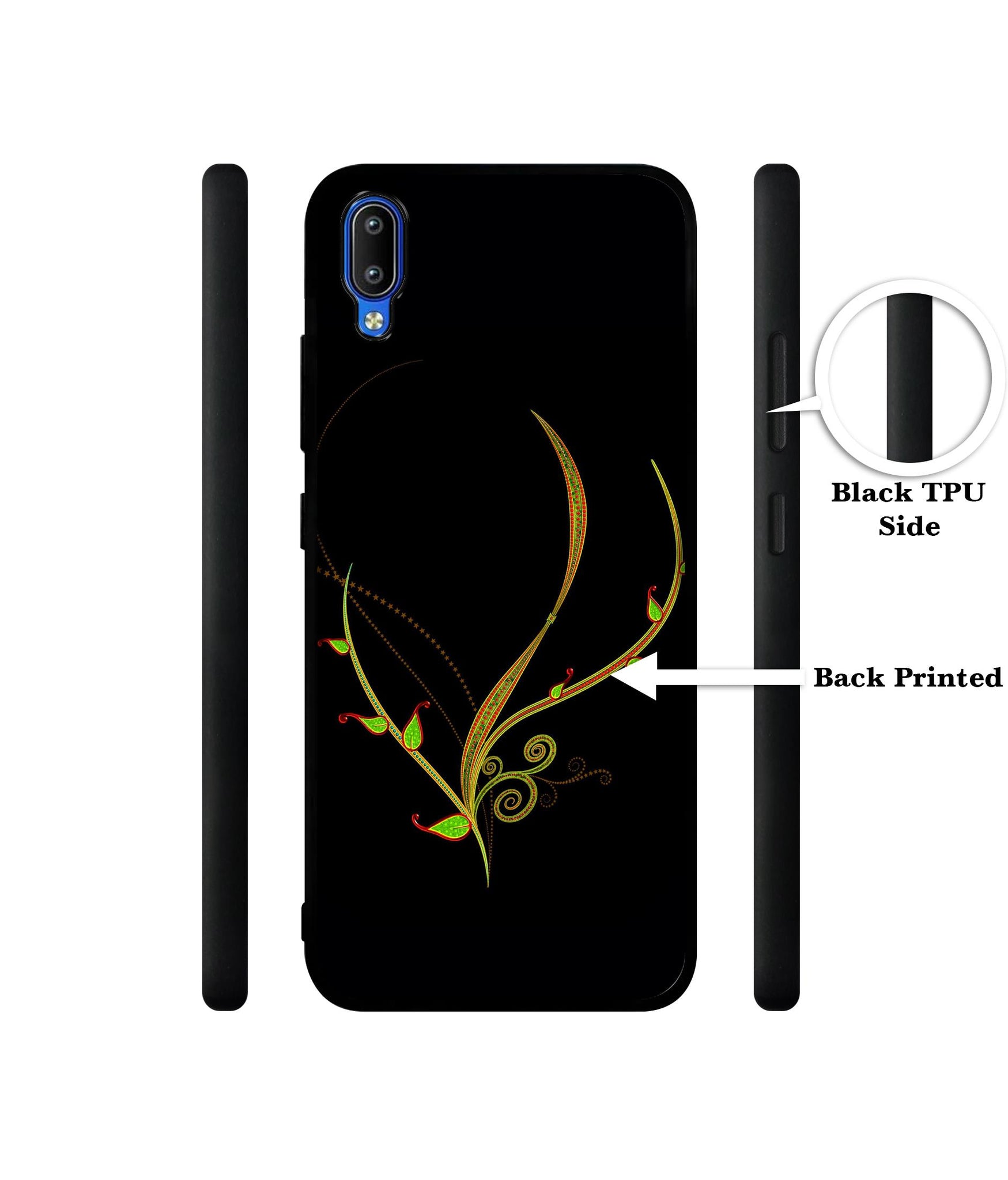 Yellow Pattern Designer 2D Printed Back Case Cover for Vivo Y91 4G / Y93 4G / Y95 4G