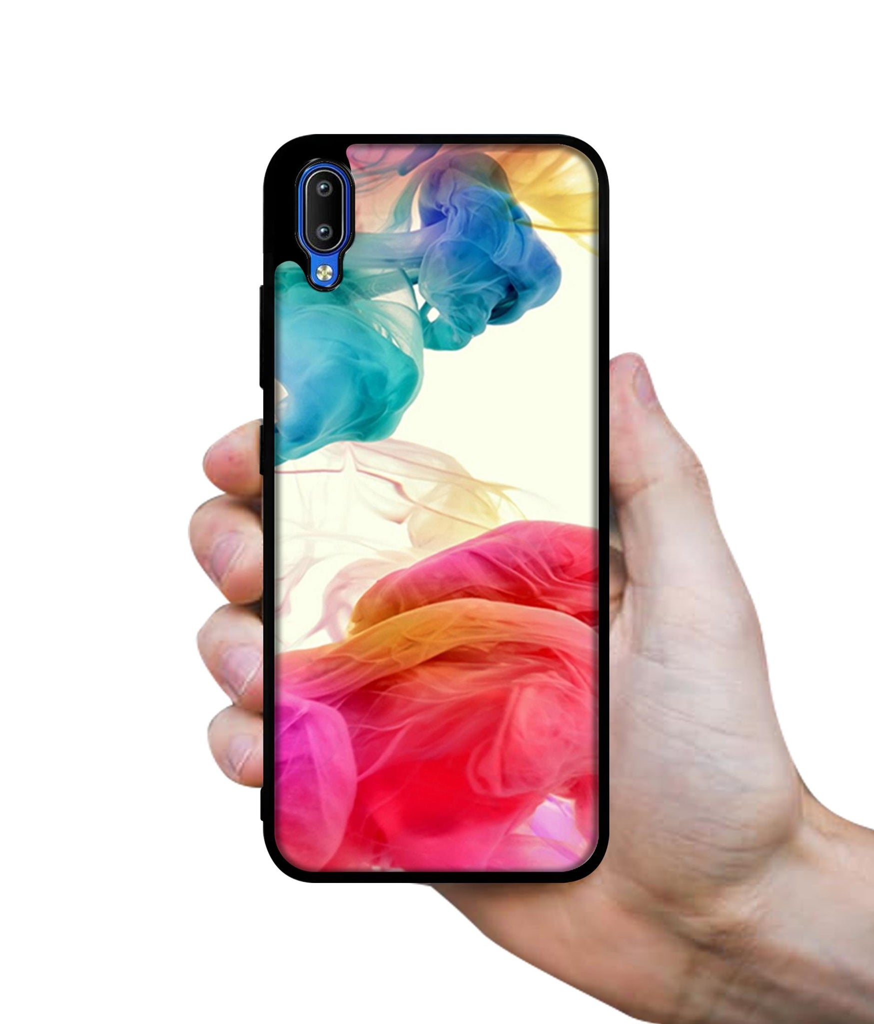 Colored Smoke Designer 2D Printed Back Case Cover for Vivo Y91 4G / Y93 4G / Y95 4G