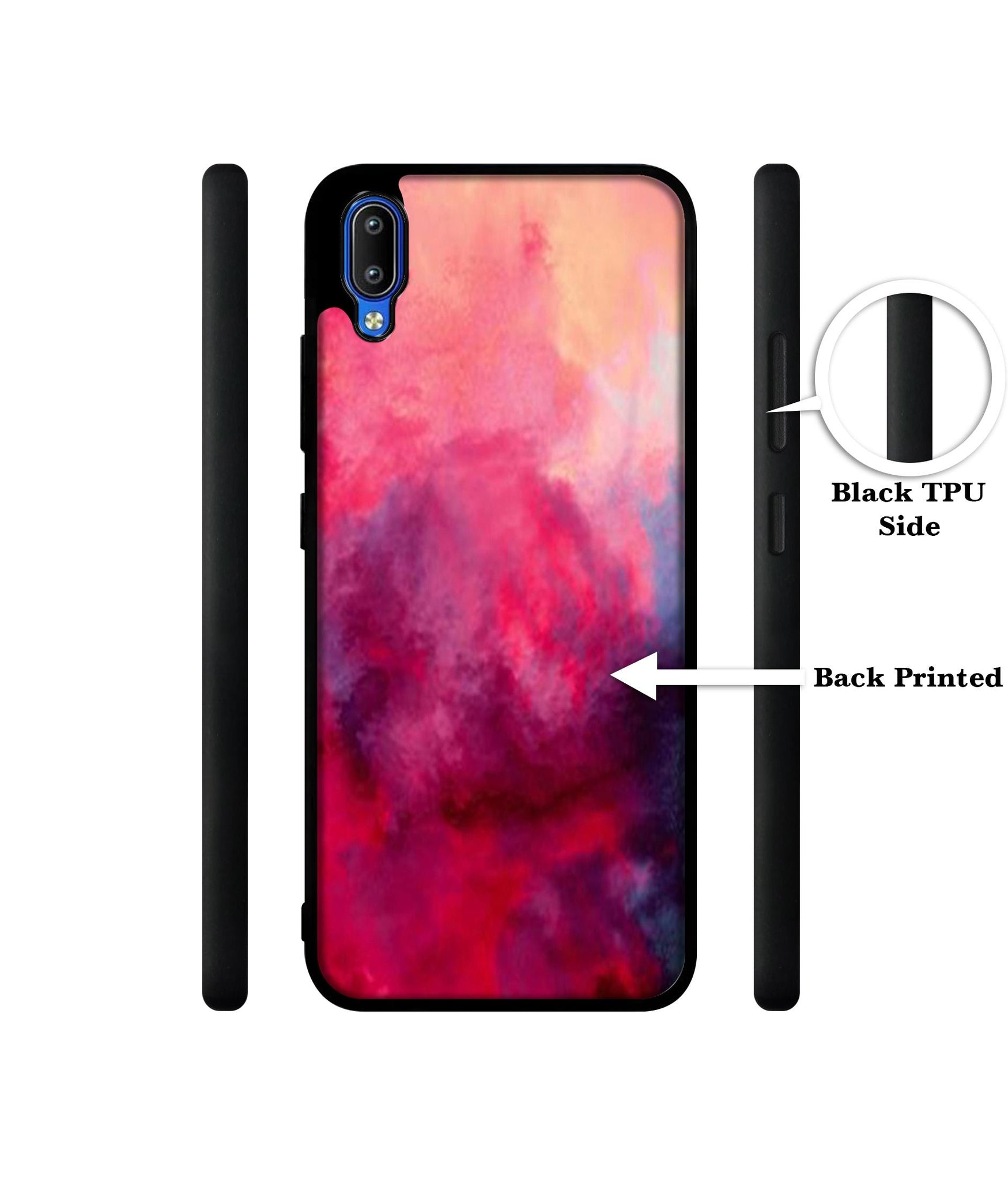 Holi Color Designer 2D Printed Back Case Cover for Vivo Y91 4G / Y93 4G / Y95 4G