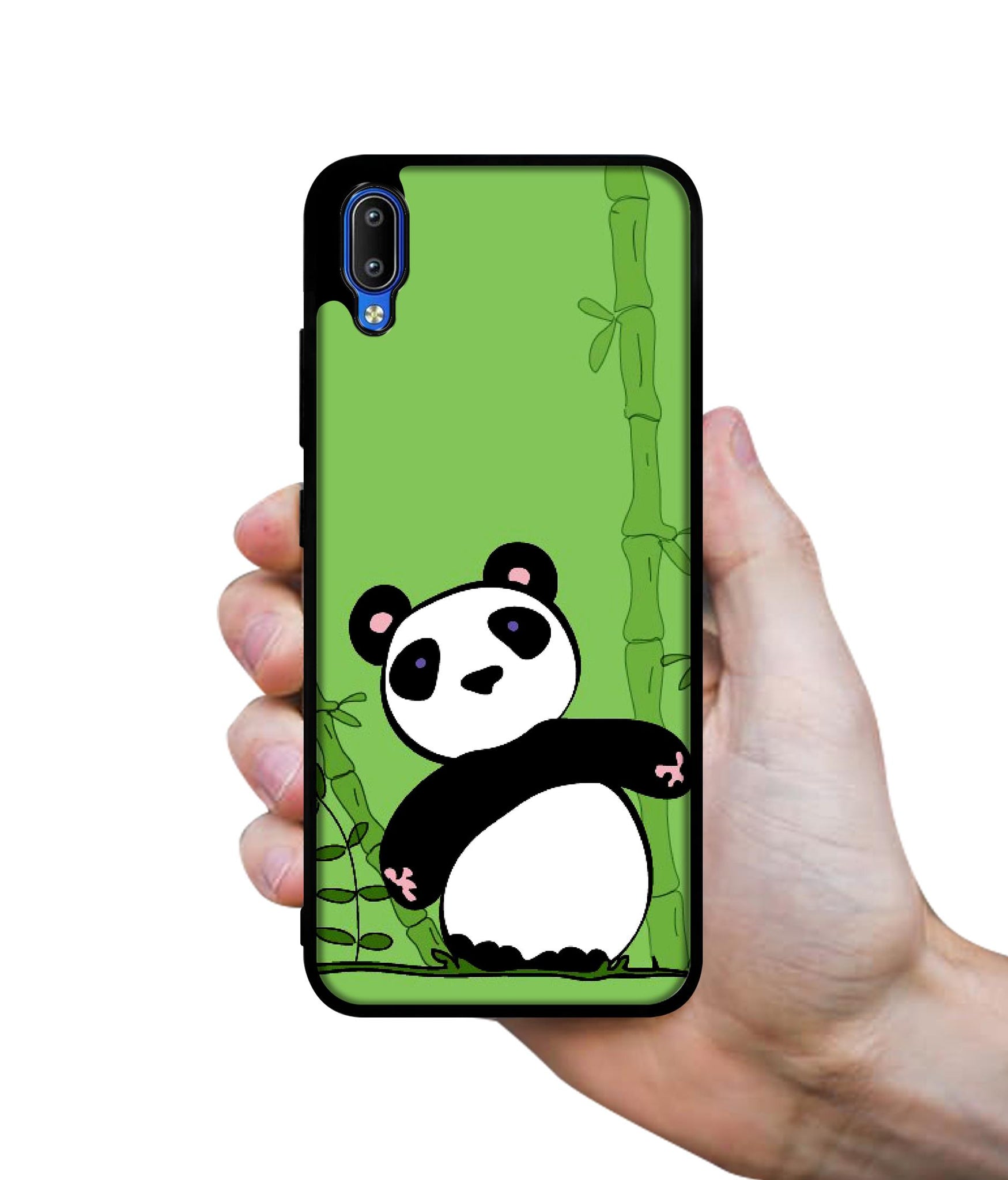 Panda with Bamboo Designer 2D Printed Back Case Cover for Vivo Y91 4G / Y93 4G / Y95 4G