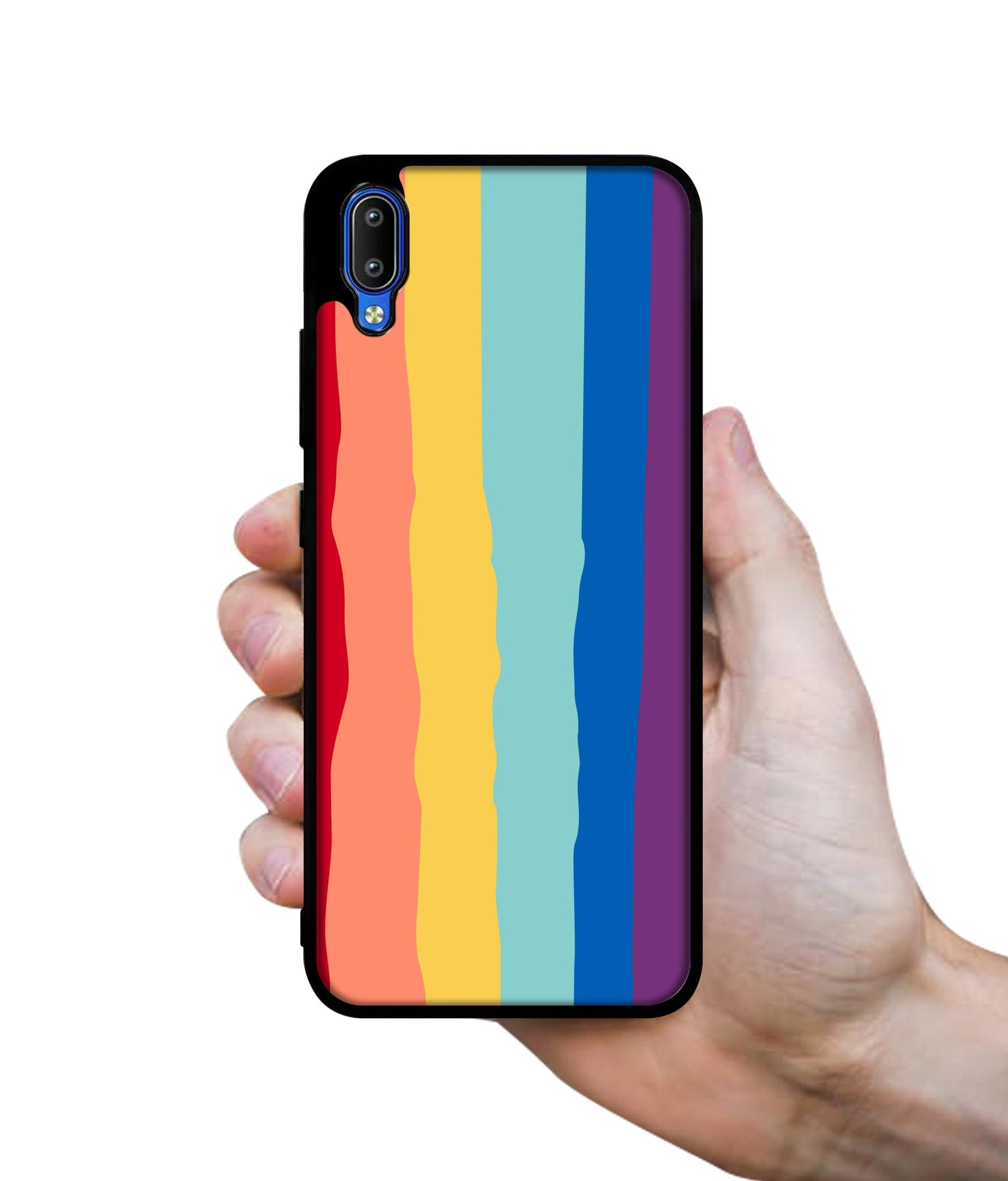 Rainbow Designer 2D Printed Back Case Cover for Vivo Y91 4G / Y93 4G / Y95 4G