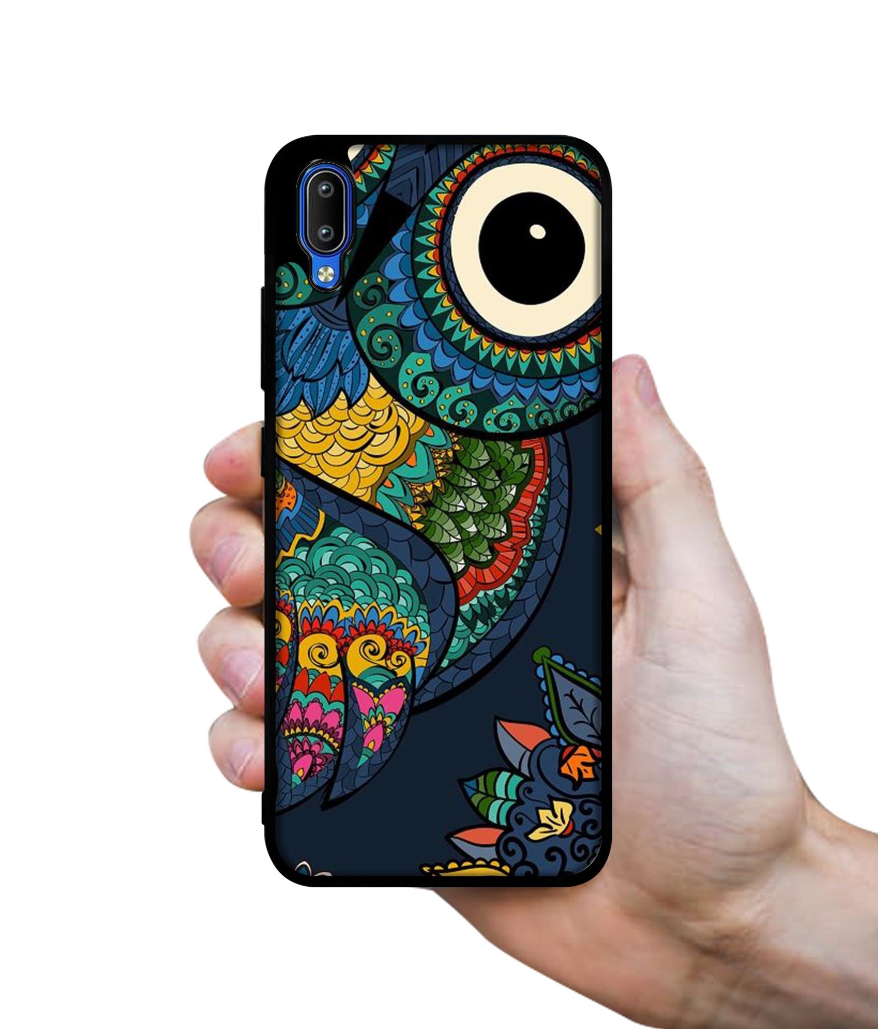 Owl Illustration Designer 2D Printed Back Case Cover for Vivo Y91 4G / Y93 4G / Y95 4G