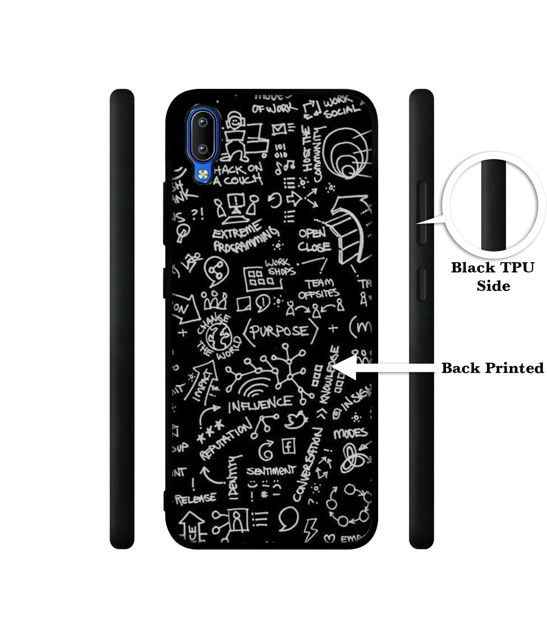 Formulas Designer 2D Printed Back Case Cover for Vivo Y91 4G / Y93 4G / Y95 4G