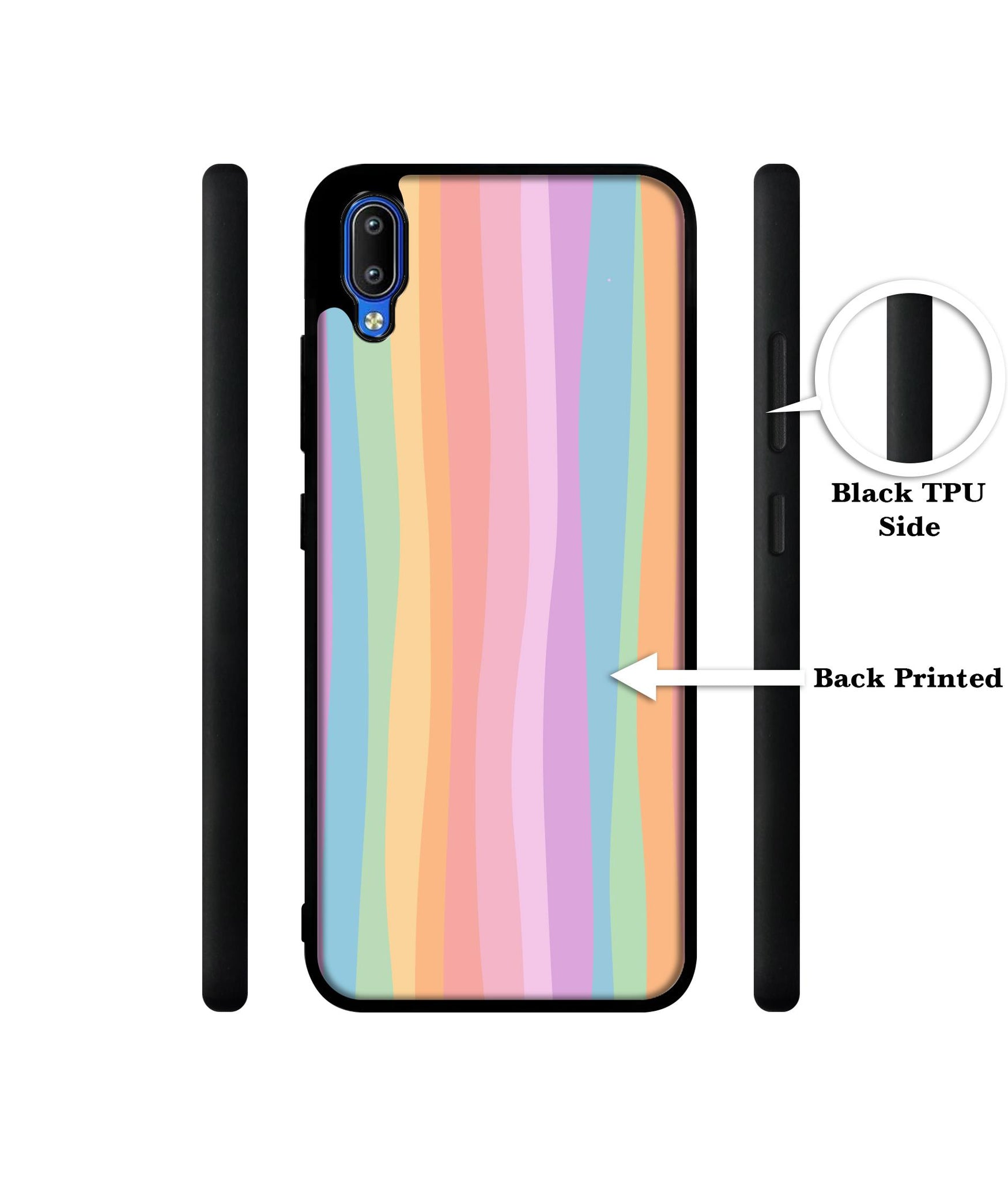 Cool Rainbow Designer 2D Printed Back Case Cover for Vivo Y91 4G / Y93 4G / Y95 4G