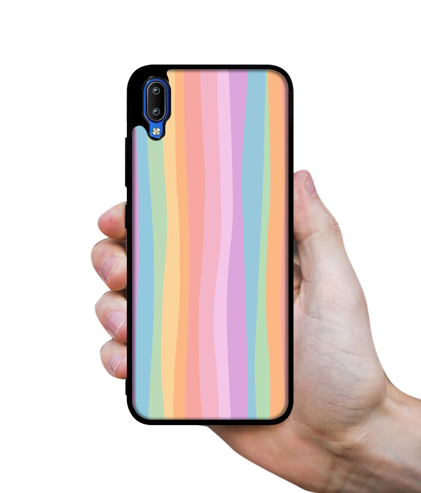 Cool Rainbow Designer 2D Printed Back Case Cover for Vivo Y91 4G / Y93 4G / Y95 4G