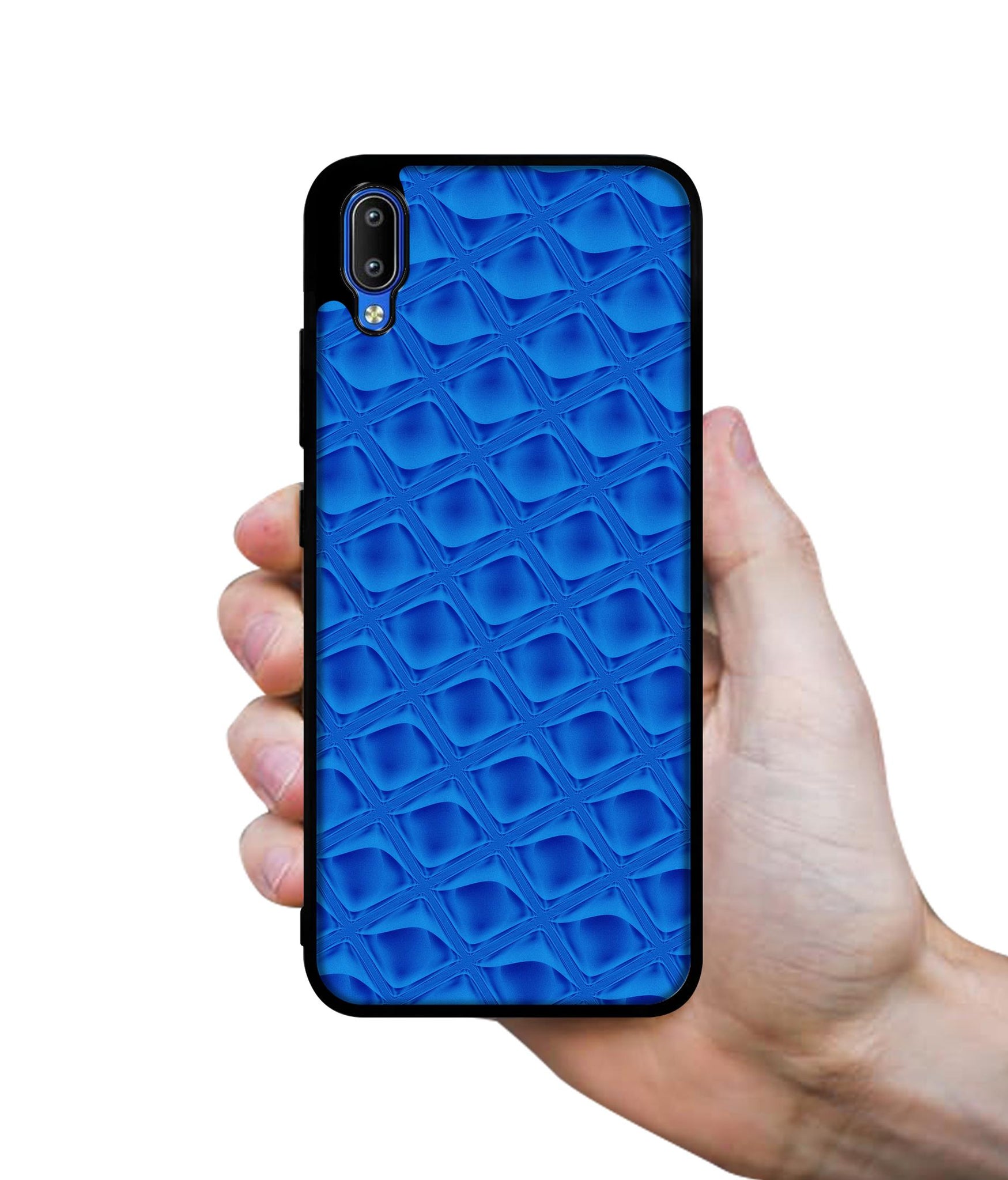 Blue Diamond Designer 2D Printed Back Case Cover for Vivo Y91 4G / Y93 4G / Y95 4G