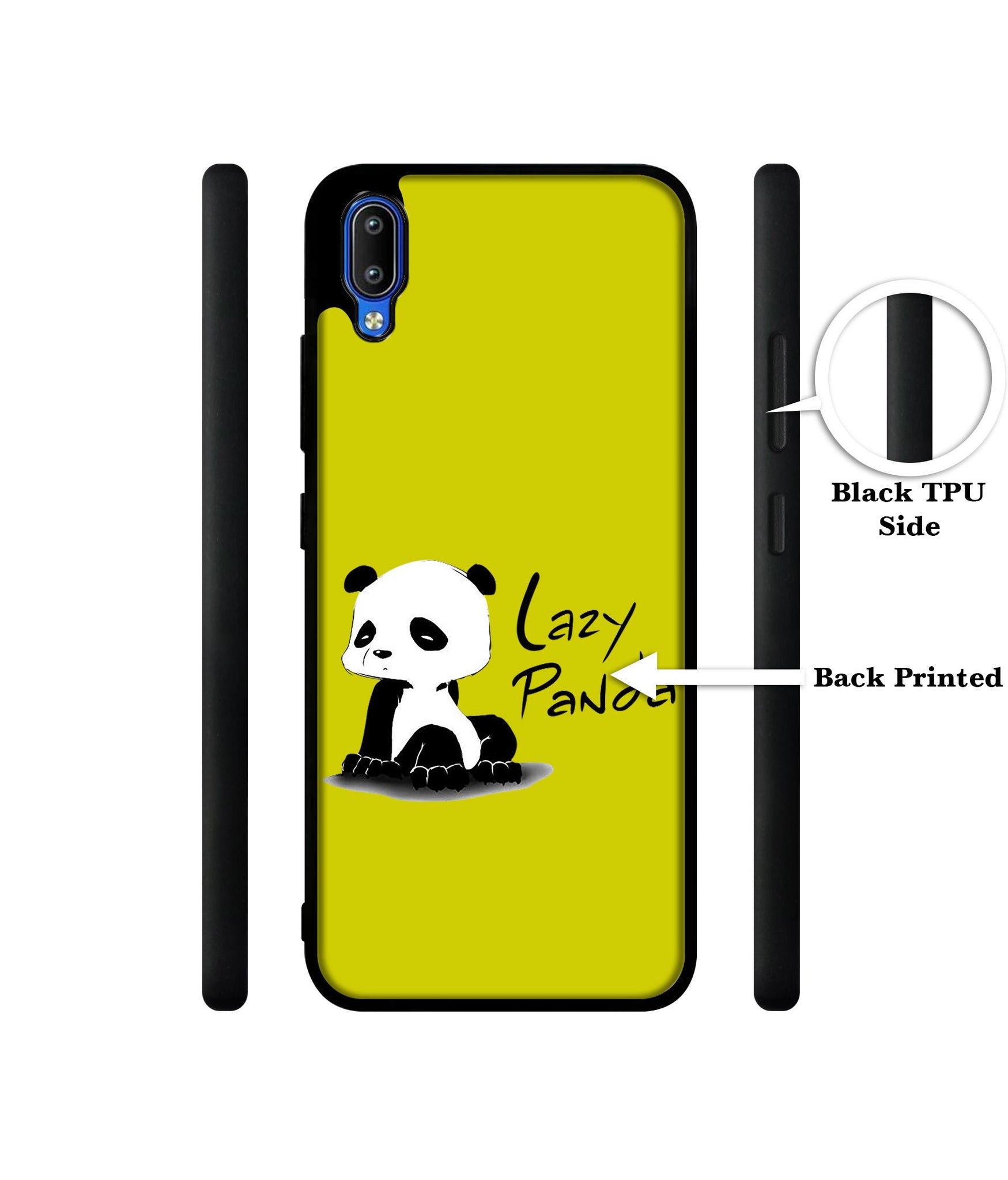 Lazy Panda Designer 2D Printed Back Case Cover for Vivo Y91 4G / Y93 4G / Y95 4G