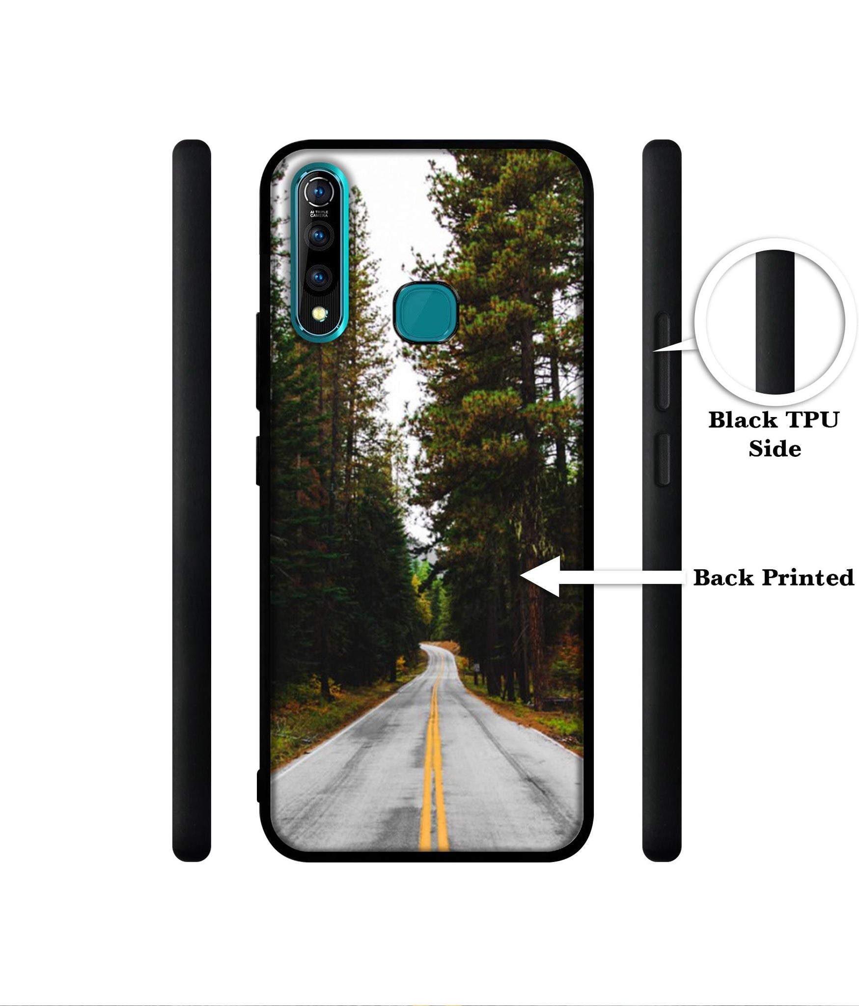 Road Photo Designer 2D Printed Back Case Cover for Vivo Z1 Pro 4G