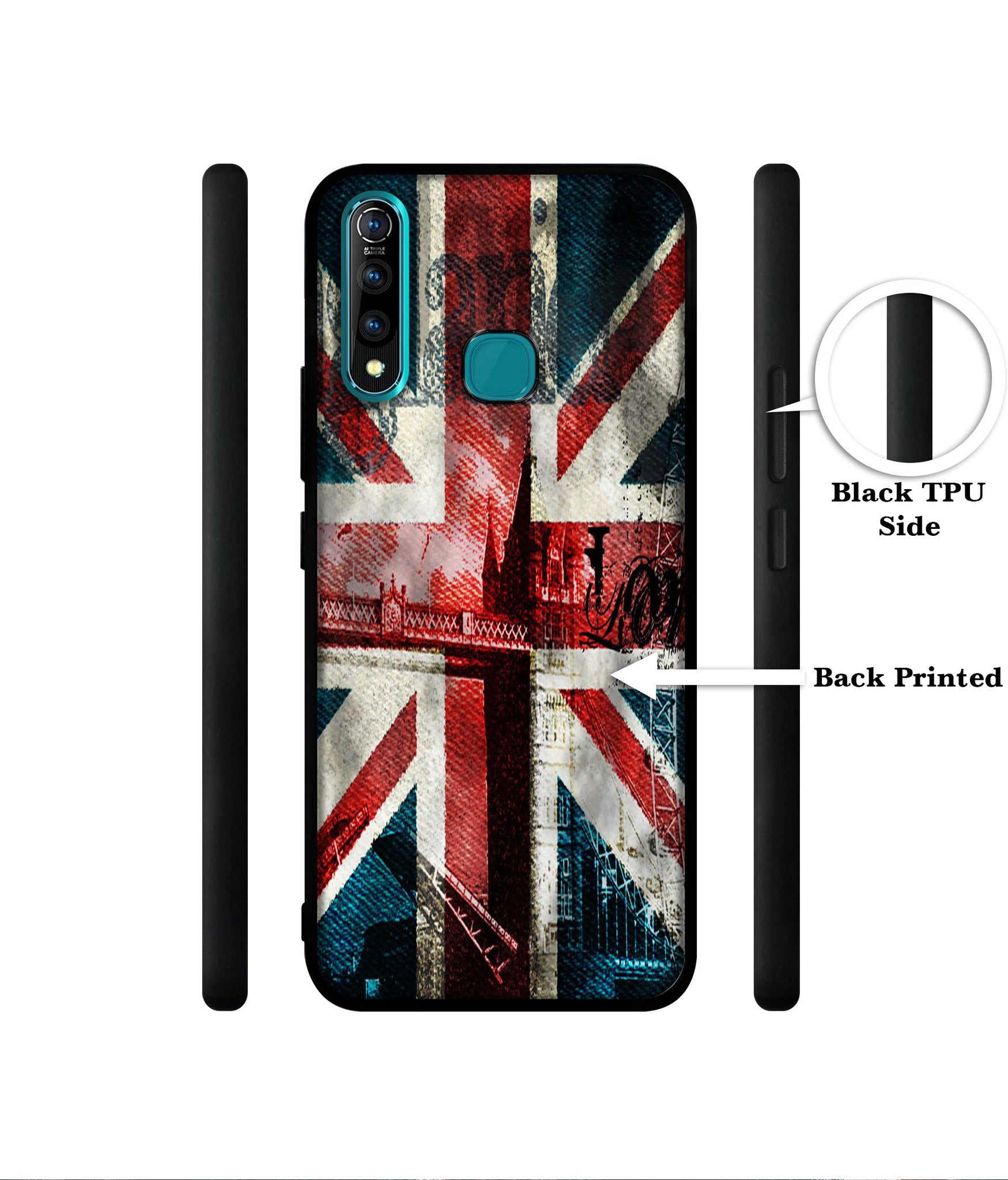 London Flag wallpaper Designer 2D Printed Back Case Cover for Vivo Z1 Pro 4G