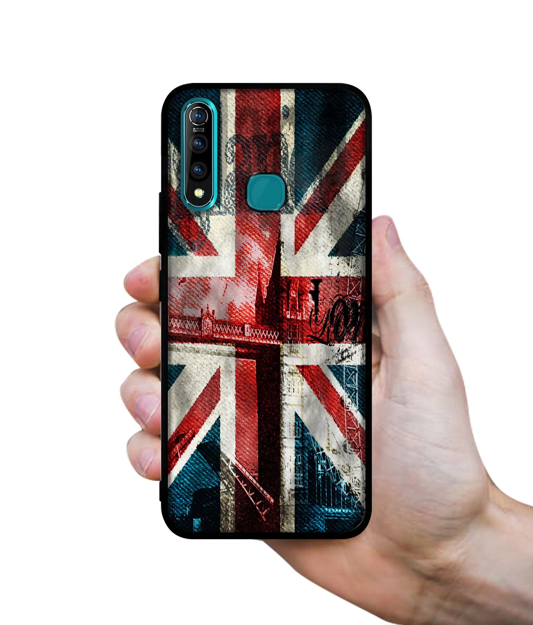 London Flag wallpaper Designer 2D Printed Back Case Cover for Vivo Z1 Pro 4G
