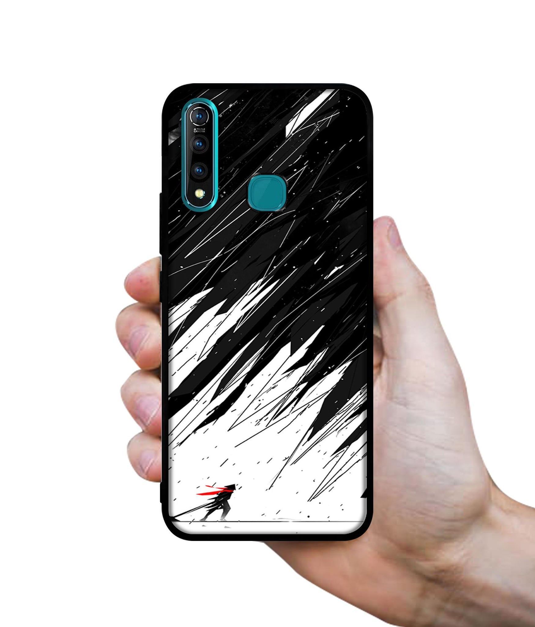 Geometric Strom Designer 2D Printed Back Case Cover for Vivo Z1 Pro 4G
