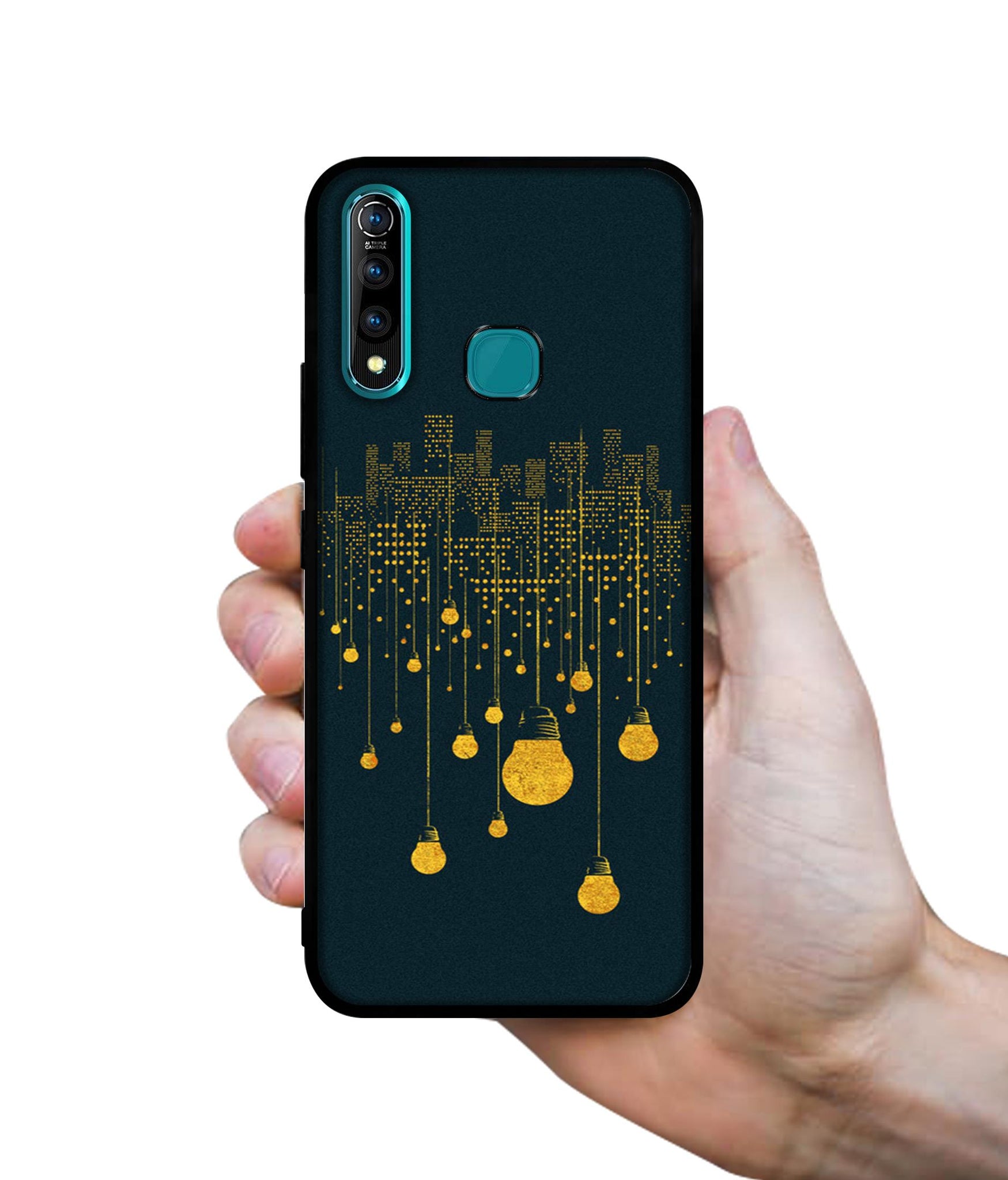 City Light Pattern Designer 2D Printed Back Case Cover for Vivo Z1 Pro 4G